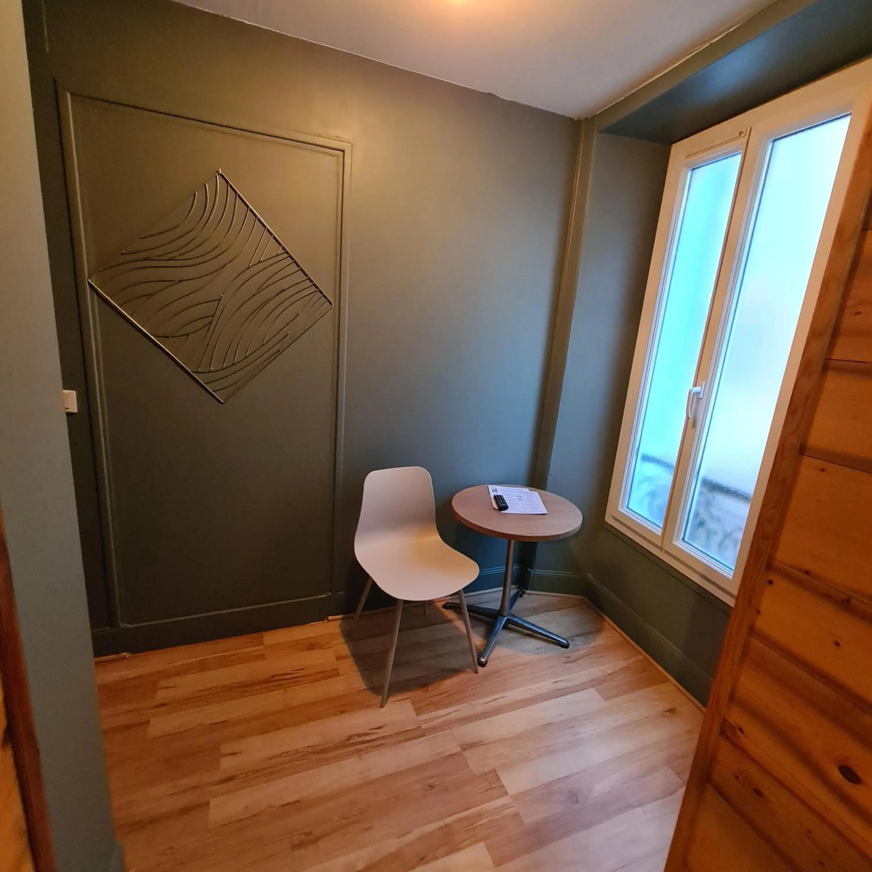 Seating area in Le Grand Hotel