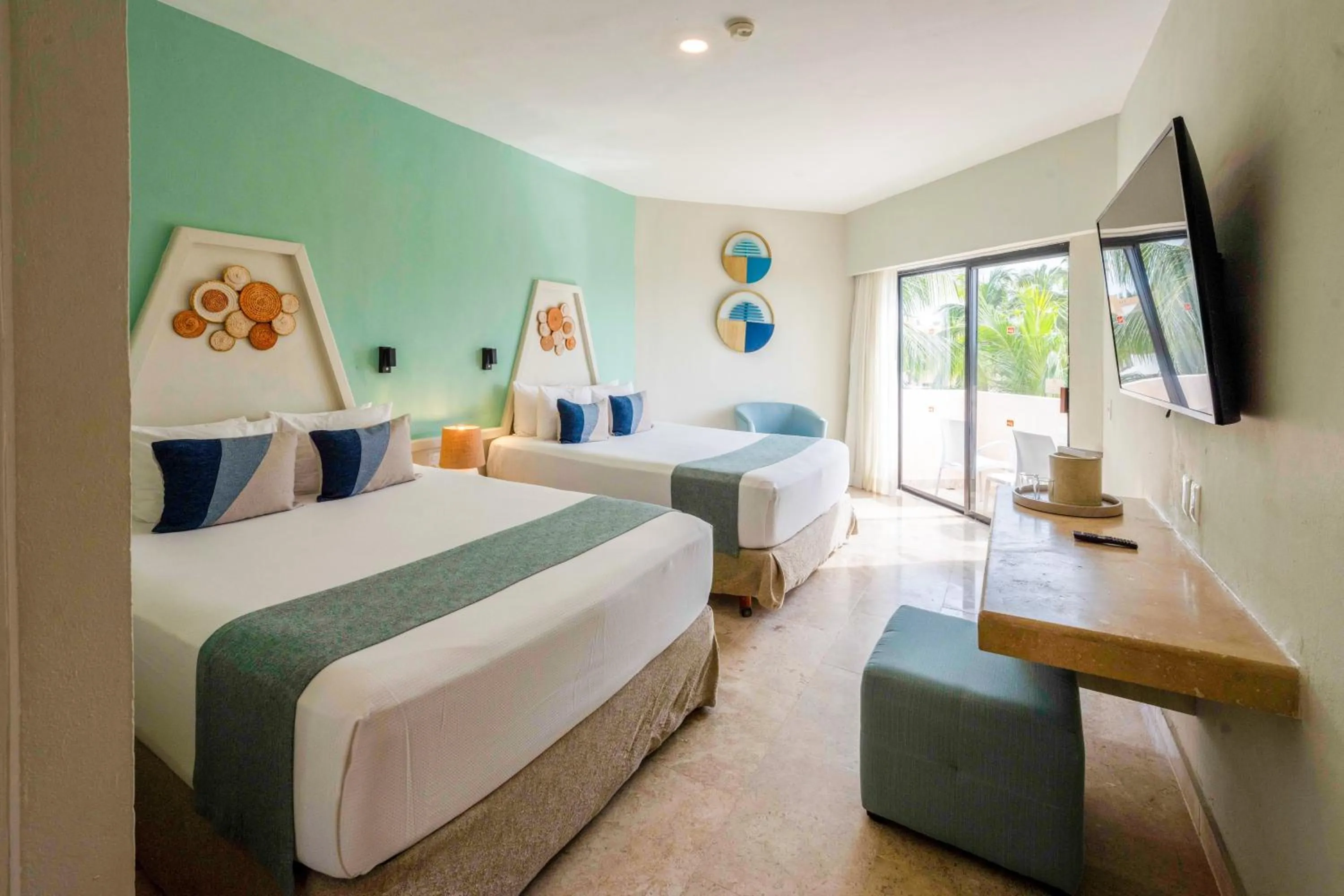 Bed in Viva Maya by Wyndham, A Trademark All Inclusive Resort