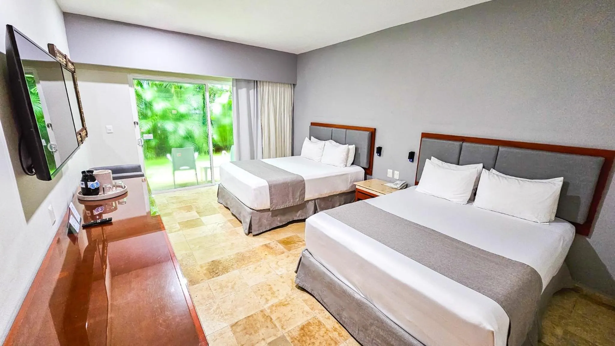 Garden view, Bed in Viva Maya by Wyndham, A Trademark All Inclusive Resort