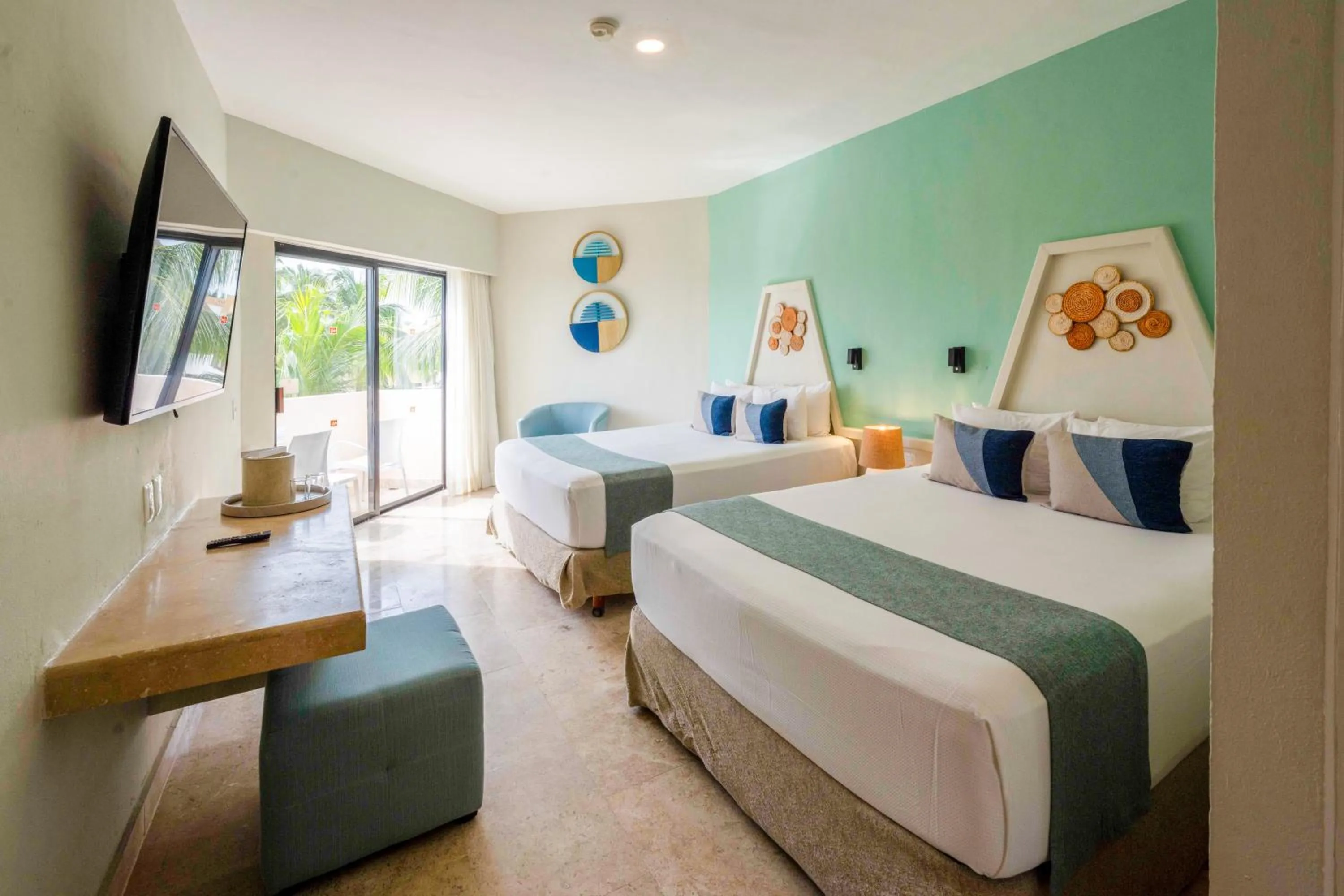 Photo of the whole room, Bed in Viva Maya by Wyndham, A Trademark All Inclusive Resort