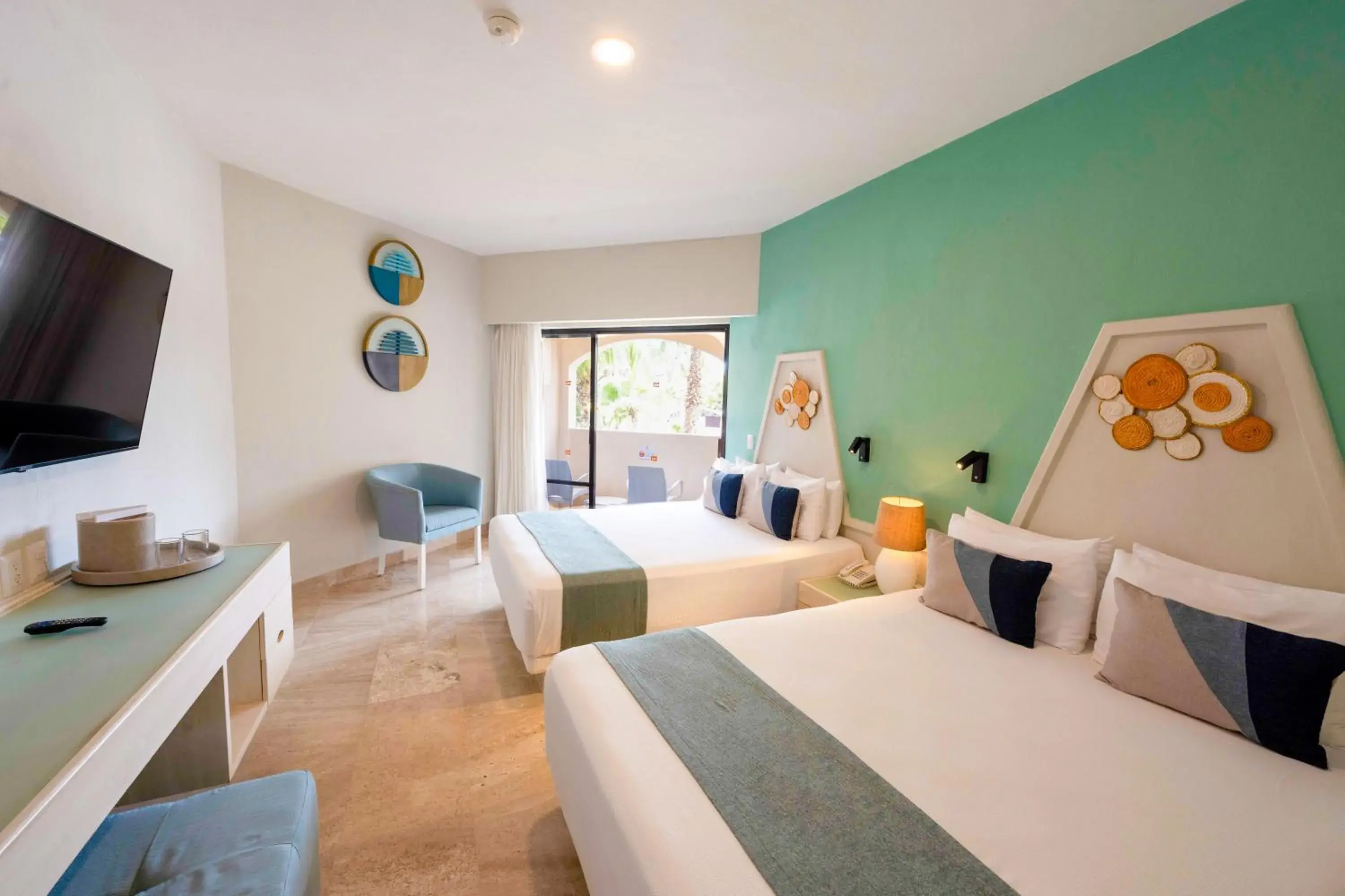 Superior Garden Queen Room with Two Queen Beds, Non-Smoking in Viva Maya by Wyndham, A Trademark All Inclusive Resort Superior Garden Queen Room with Two Queen Beds, Non-Smoking in Viva Maya by Wyndham, A Trademark All Inclusive Resort