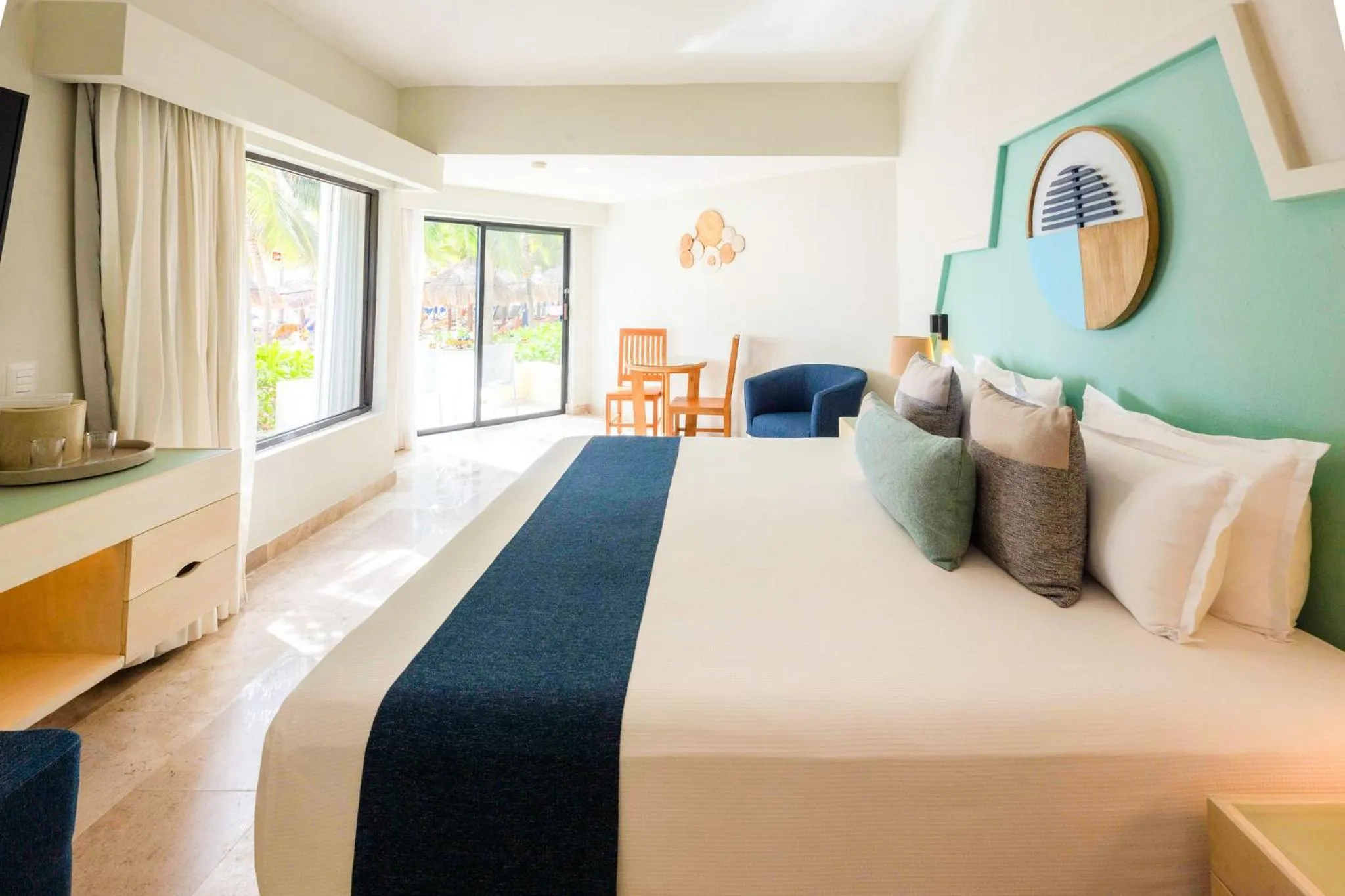 Bed in Viva Maya by Wyndham, A Trademark All Inclusive Resort