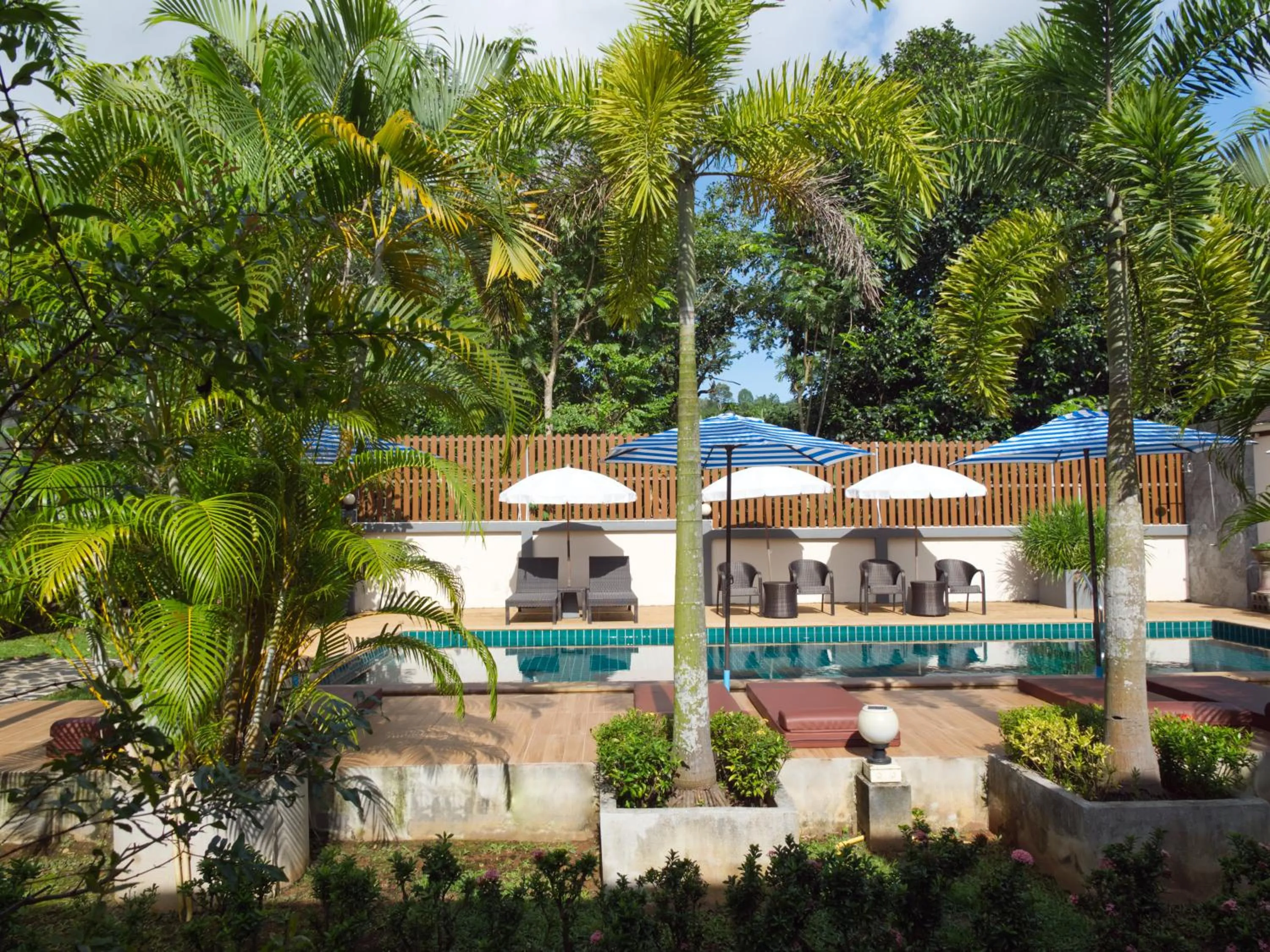 Pool view in Chanapha Residence