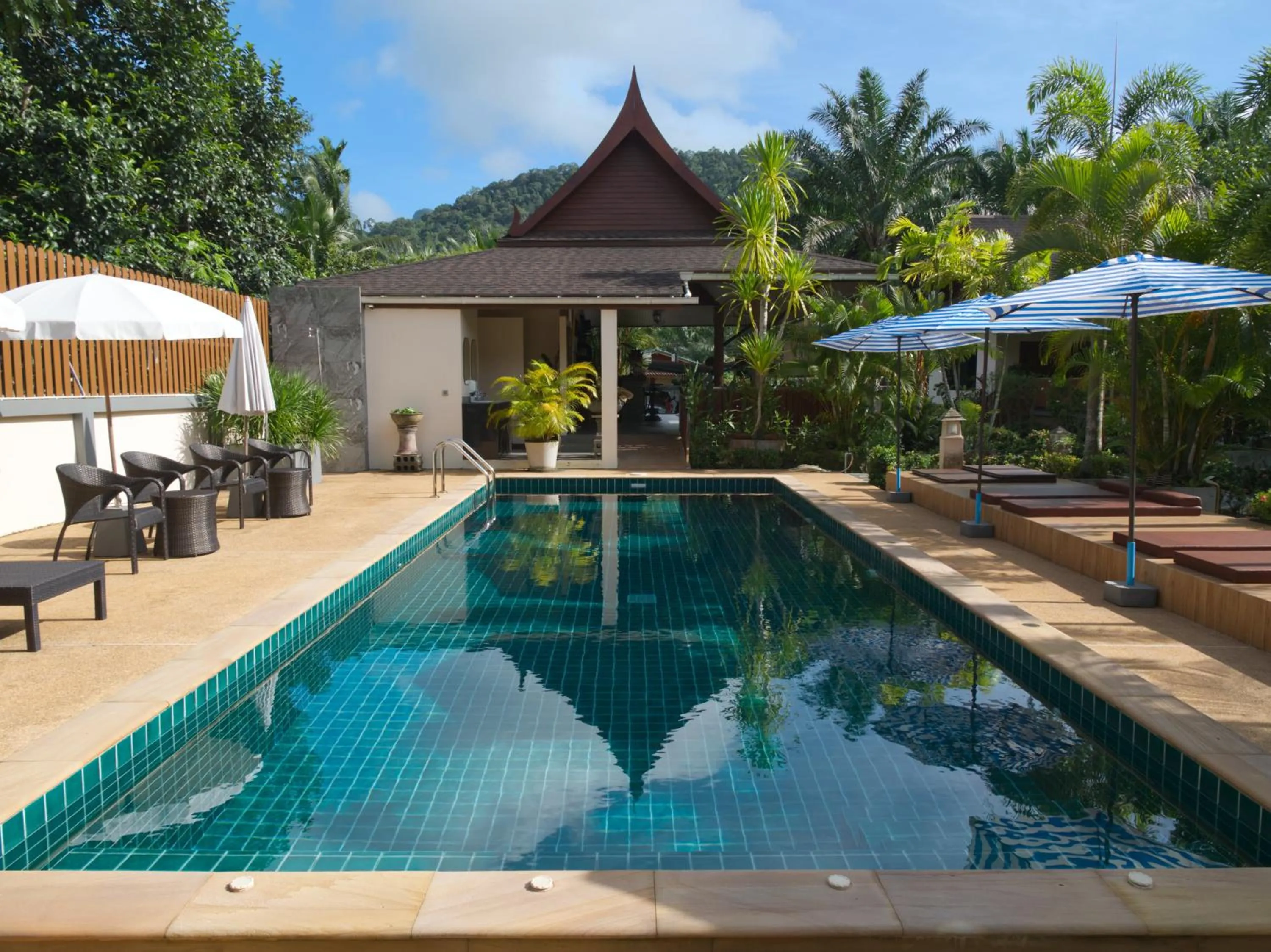 Swimming pool in Chanapha Residence
