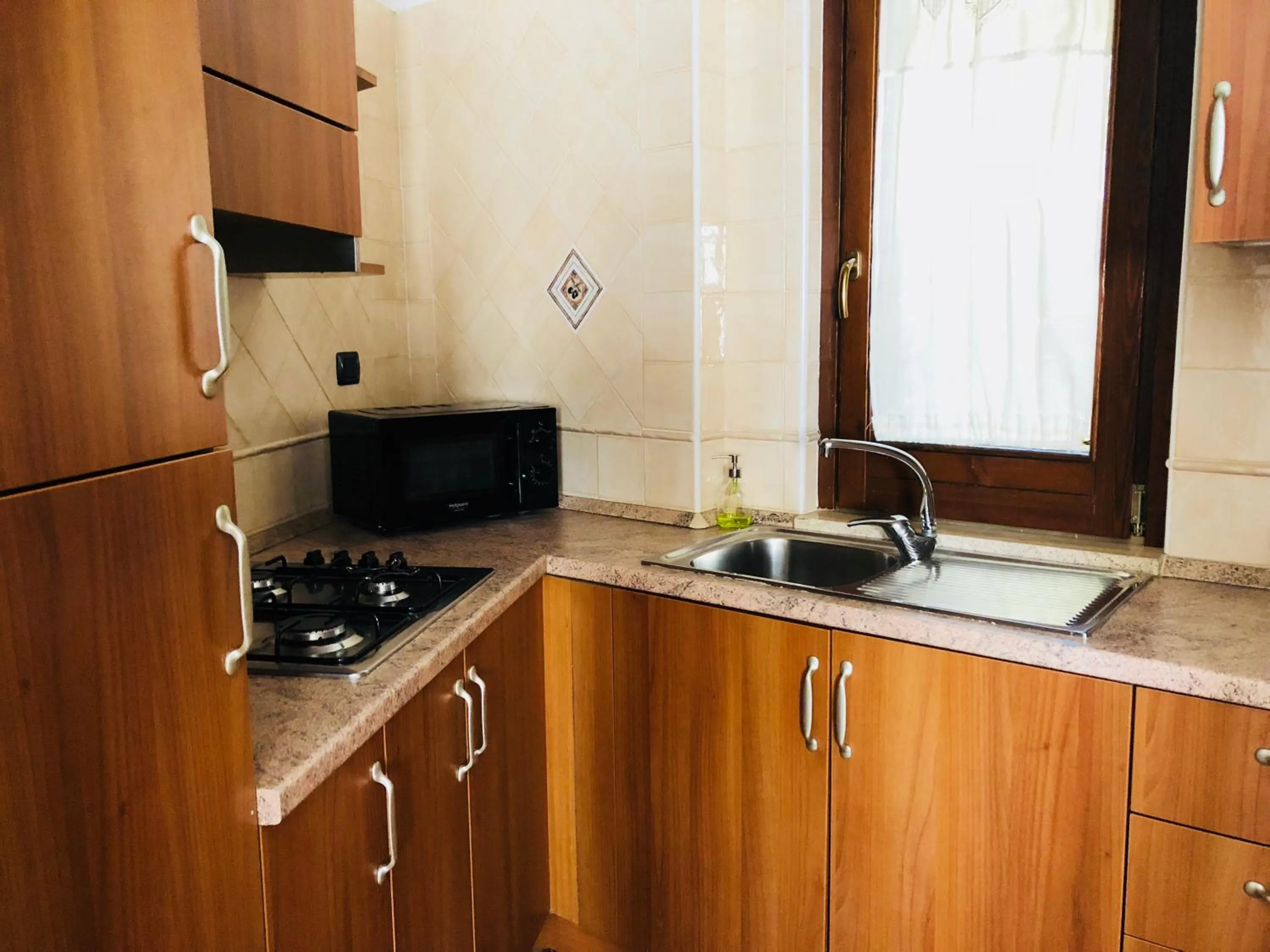 Kitchen or kitchenette in Rifugio del Cavaliere