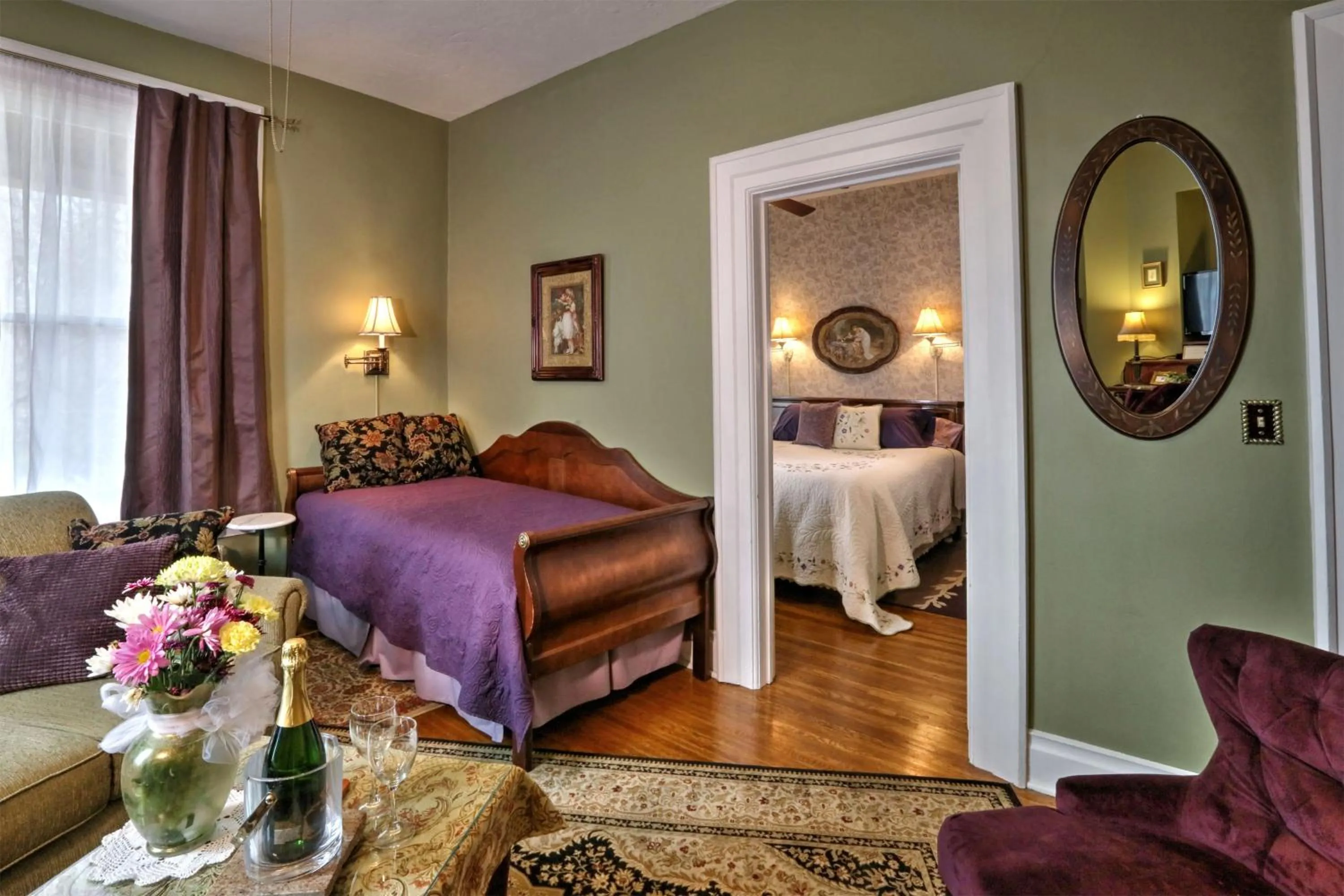 Bed in Barrister's Bed & Breakfast