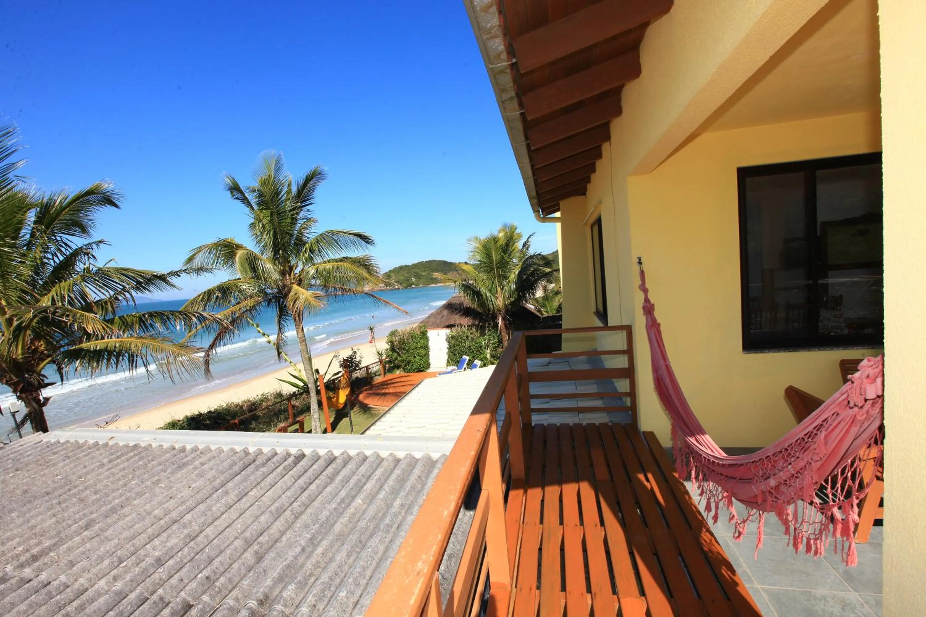 Balcony/Terrace in Pousada Hibisco