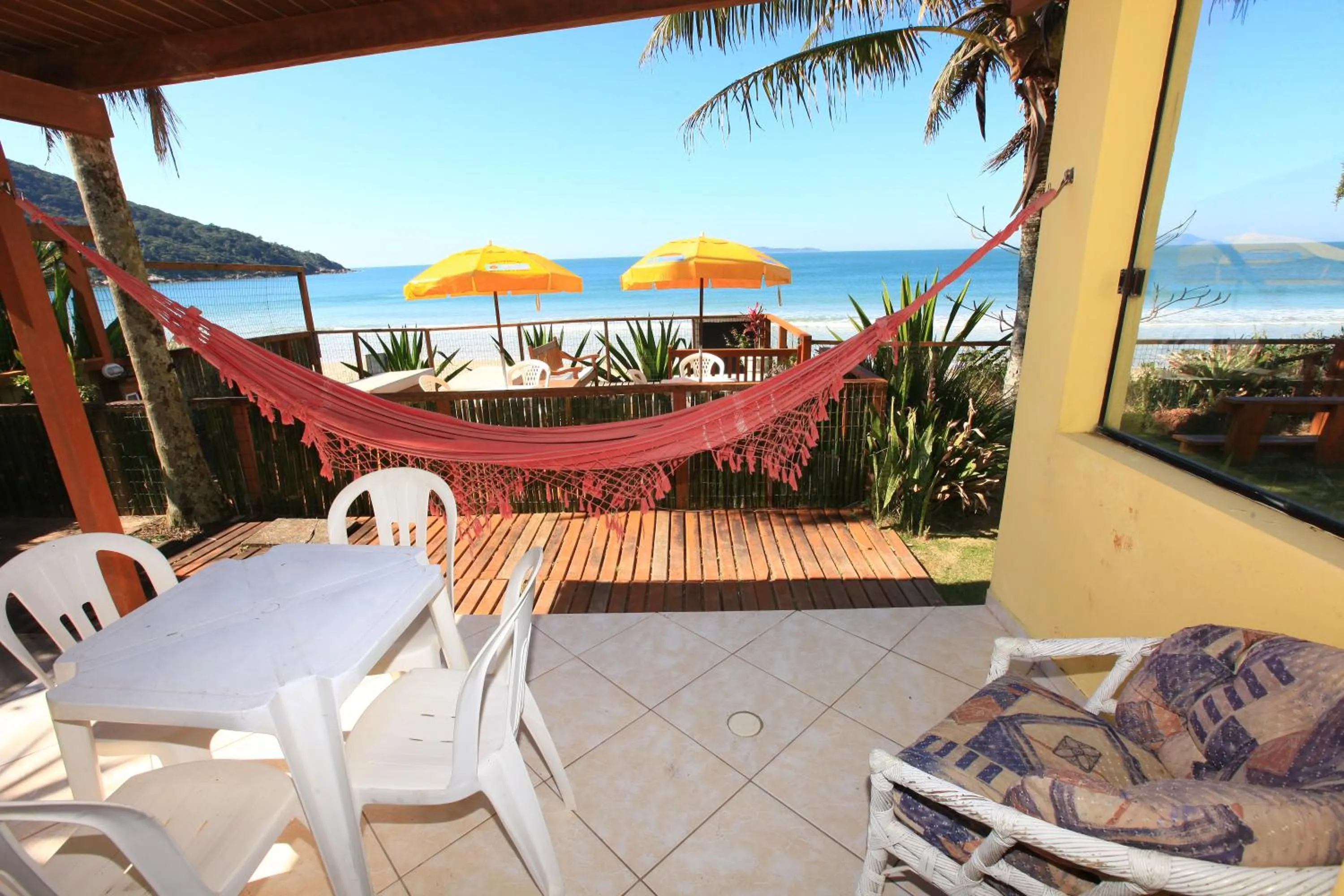 Balcony/Terrace in Pousada Hibisco