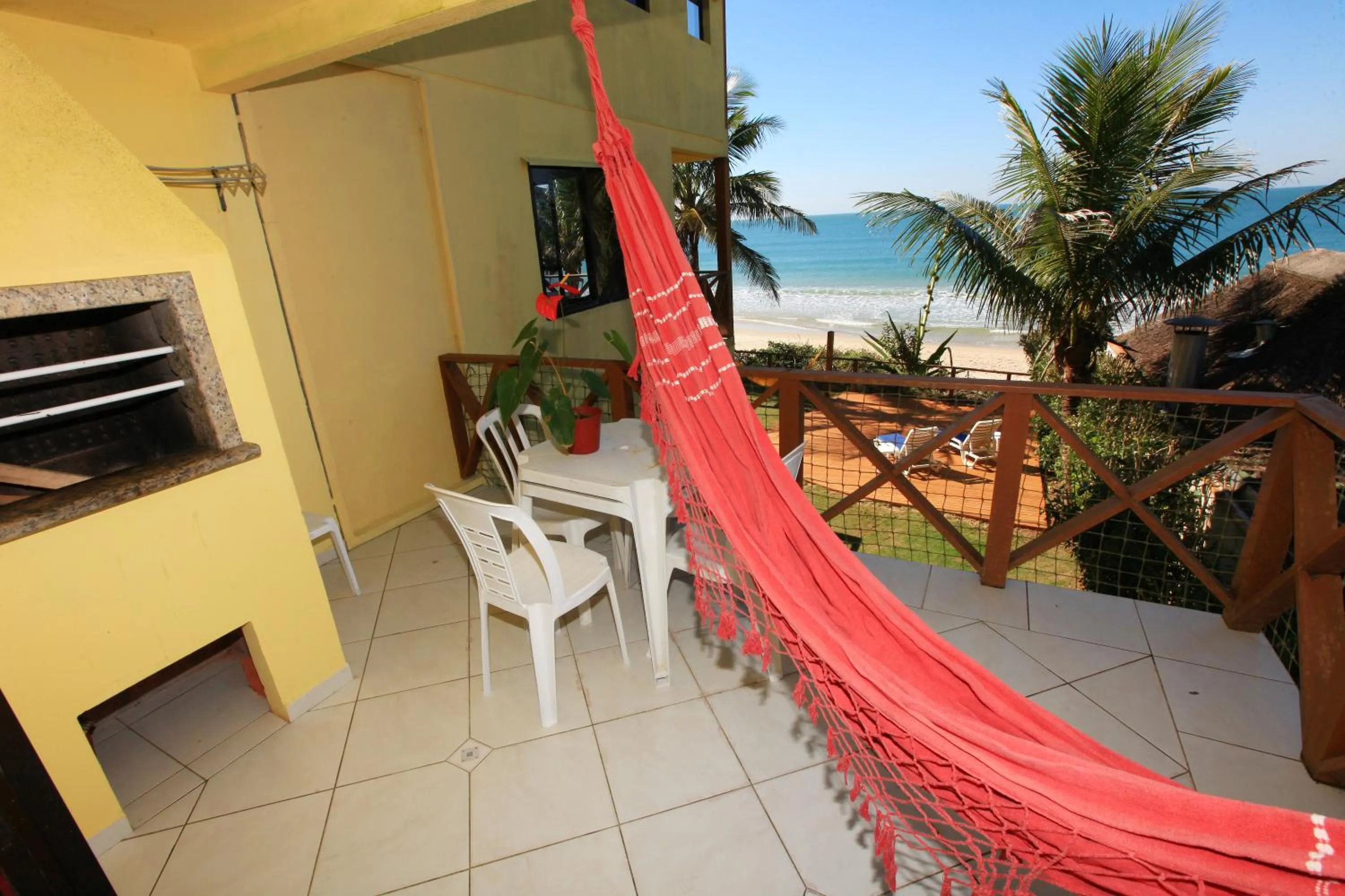 Balcony/Terrace in Pousada Hibisco