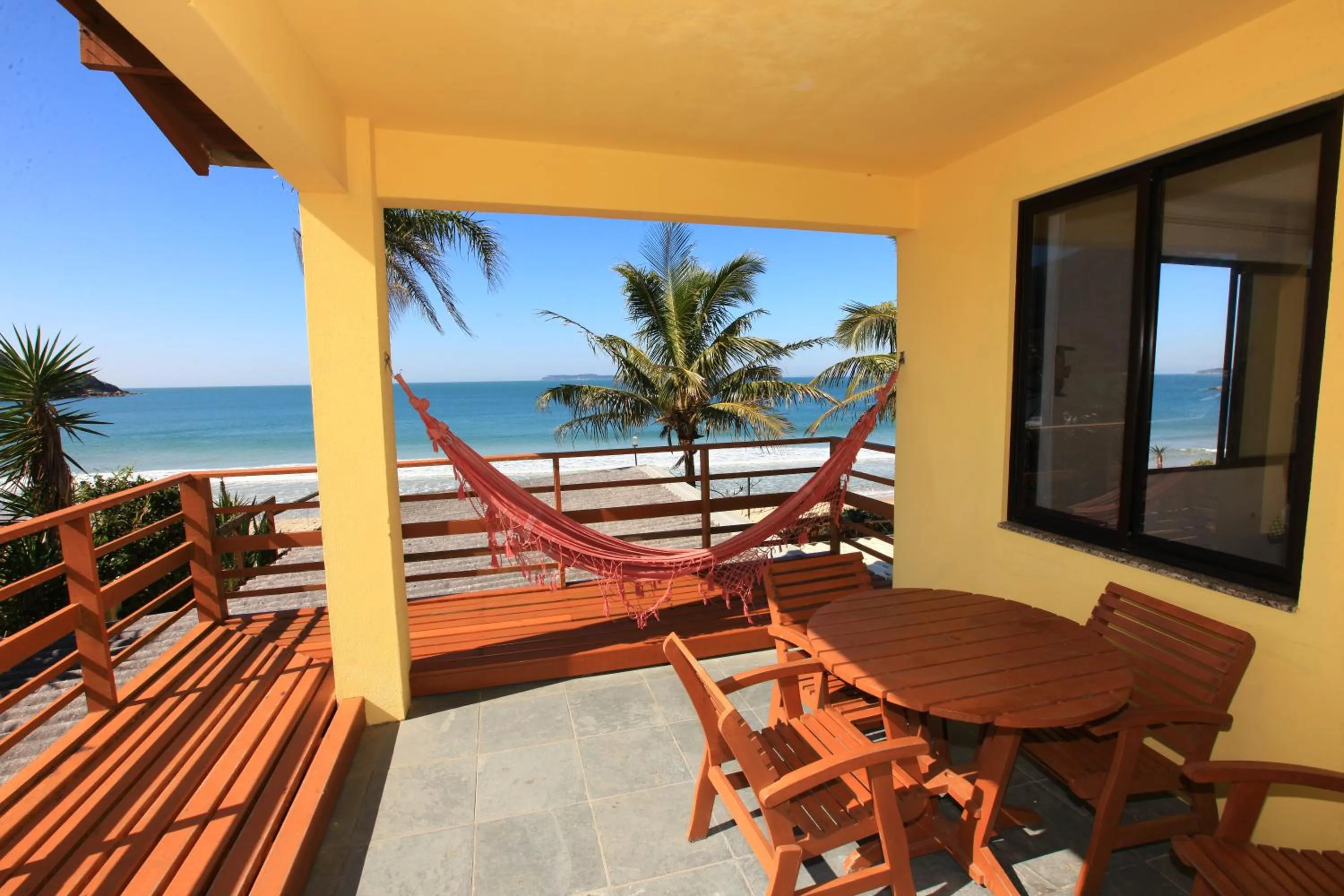 Balcony/Terrace in Pousada Hibisco