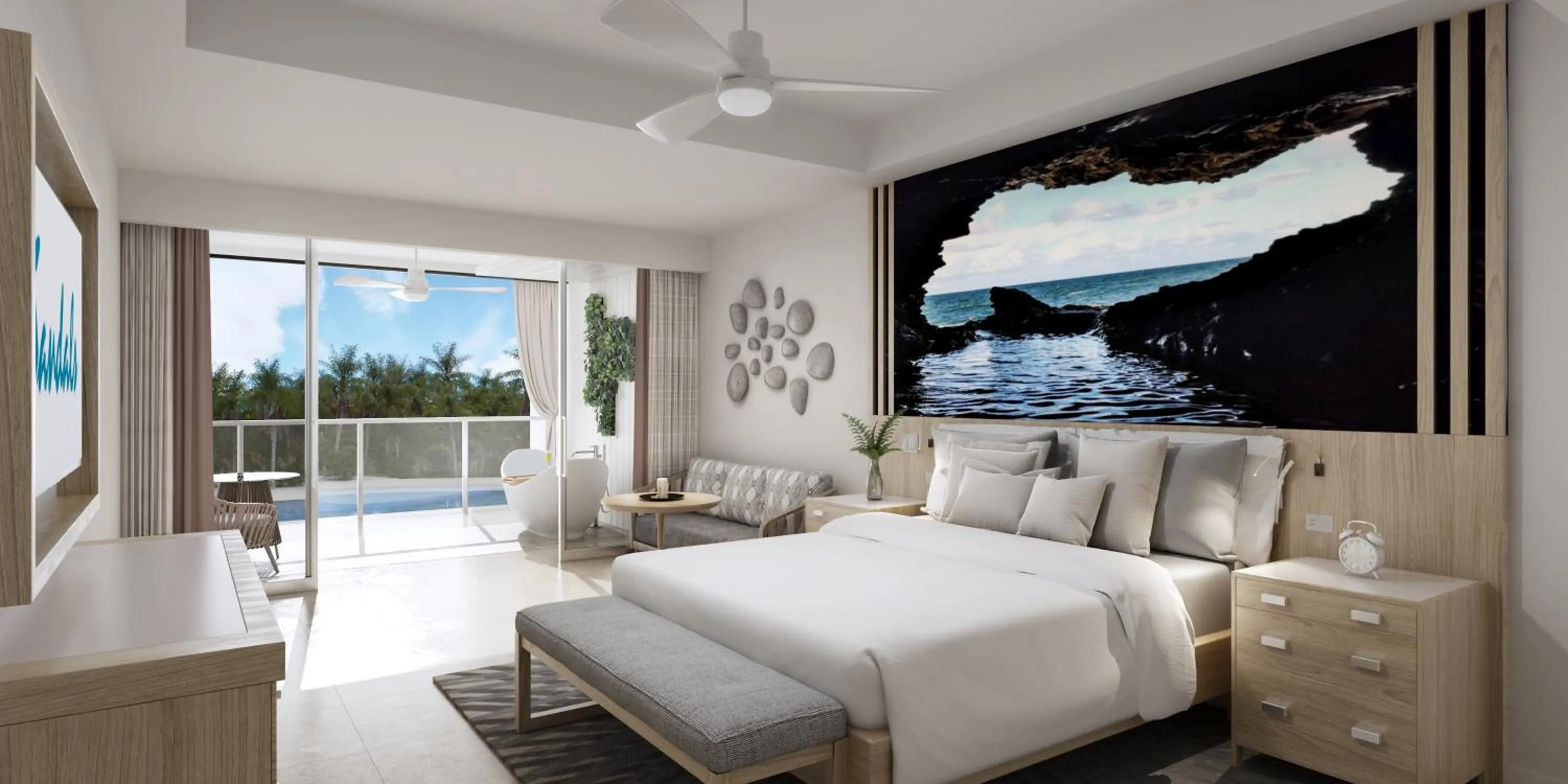 South Seas Hideaway Crystal Lagoon Club Level Suite with Balcony  in Sandals Royal Barbados All Inclusive - Couples Only