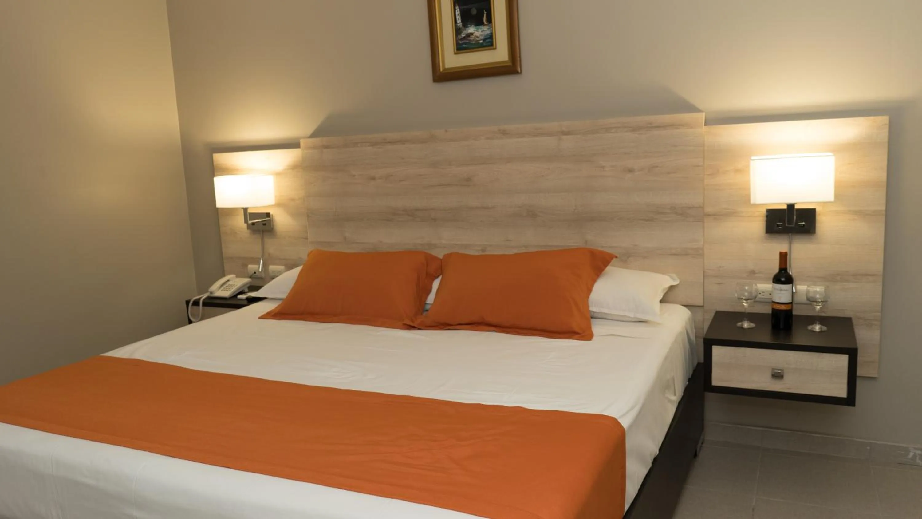 Bed in Hotel Los Almendros