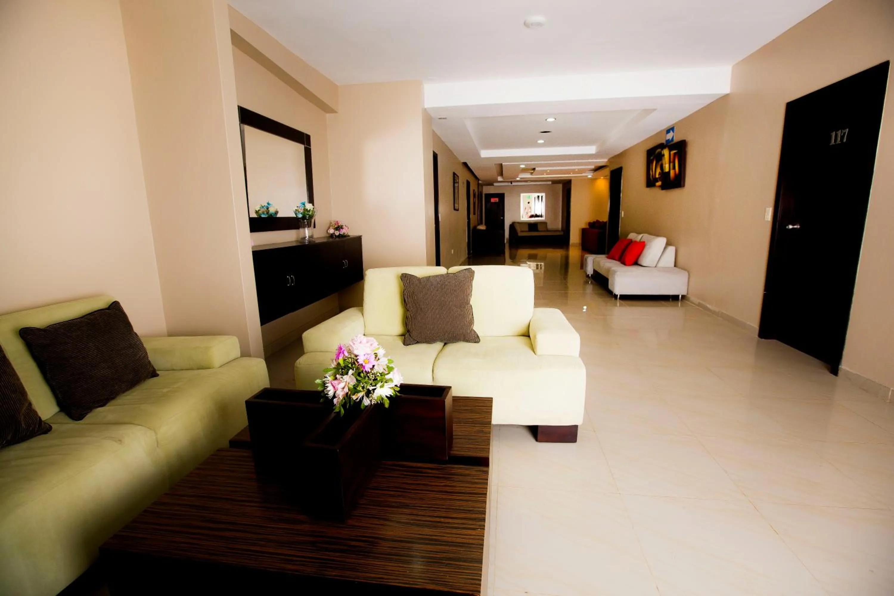 Living room in Hotel Los Almendros