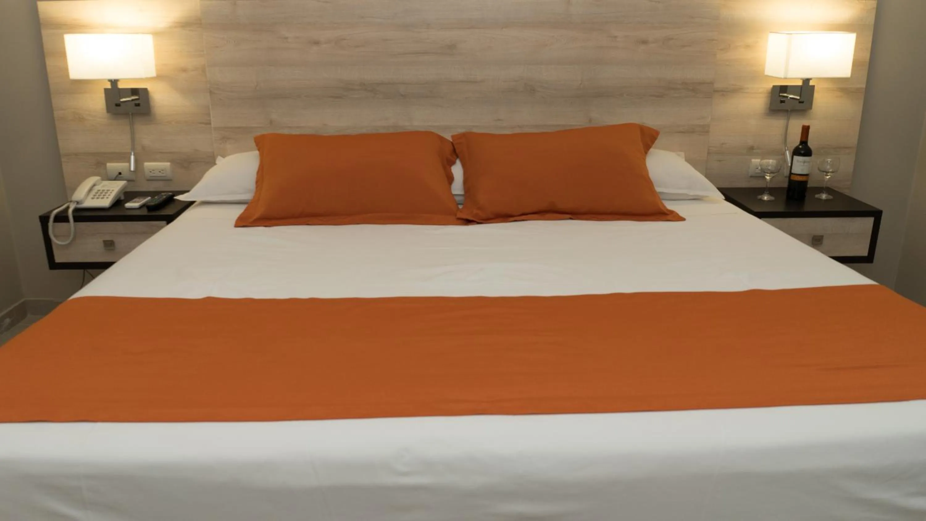 Bed in Hotel Los Almendros