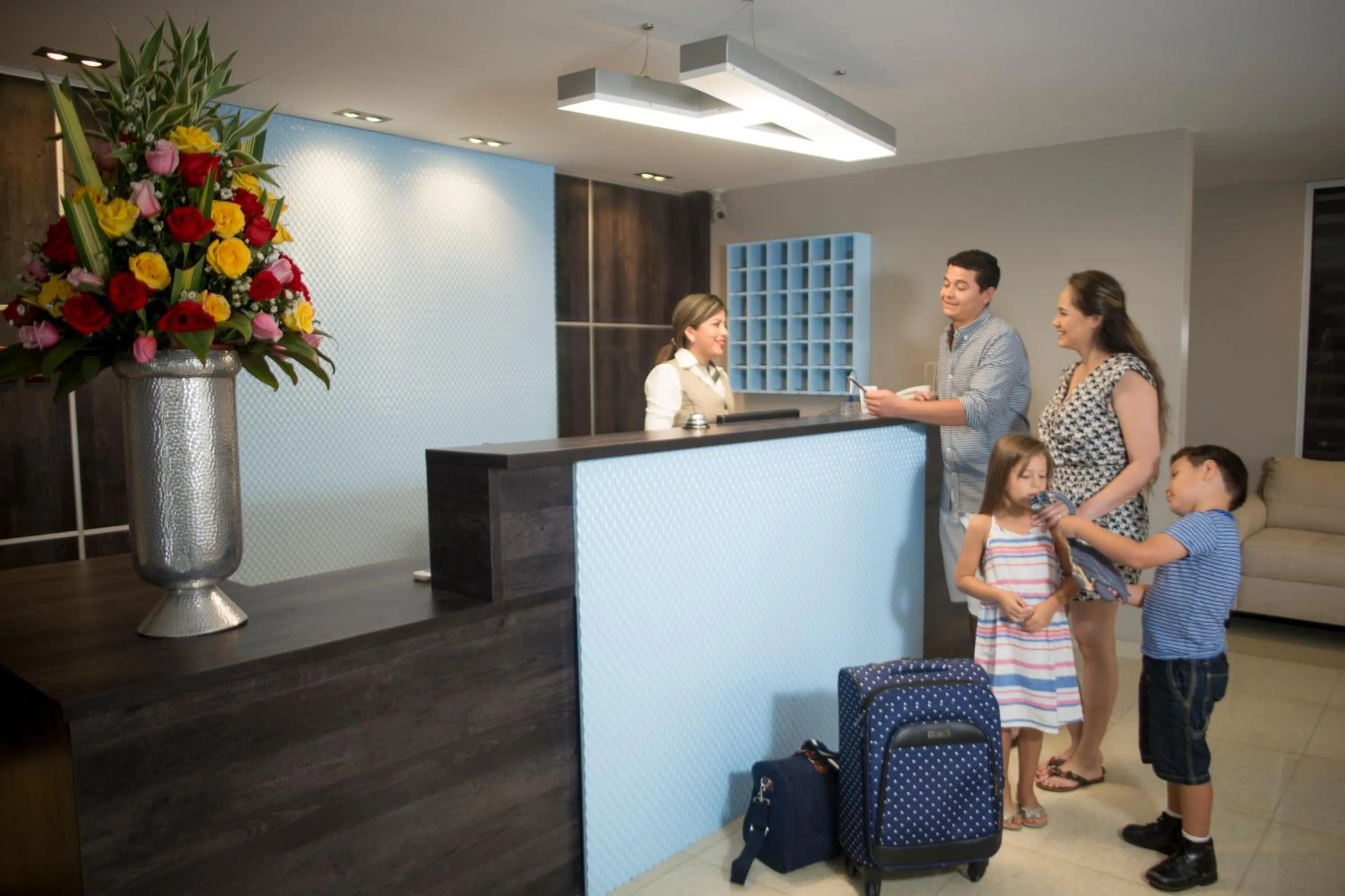 Lobby or reception in Hotel Los Almendros
