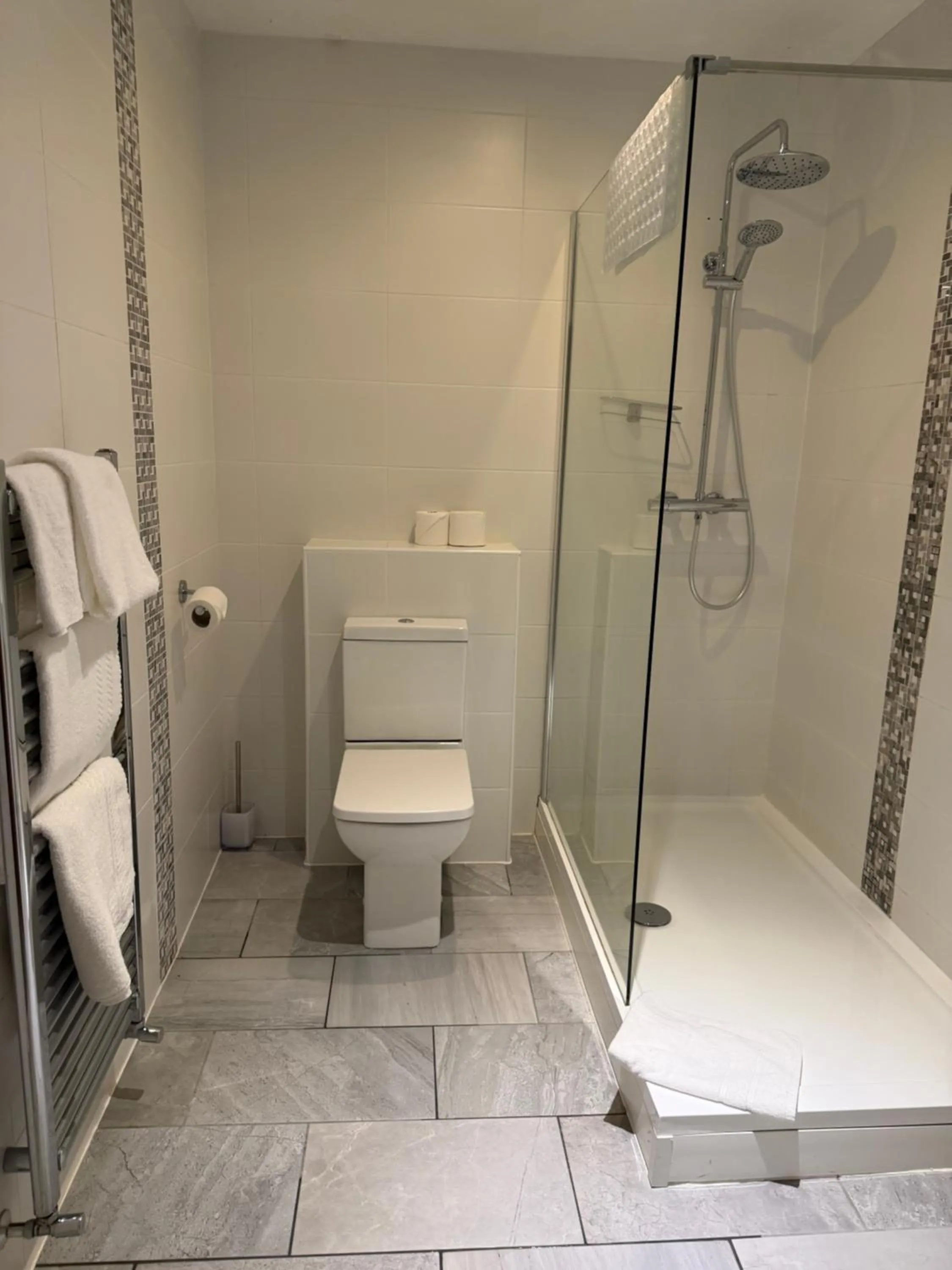 Shower in Charnock Farm