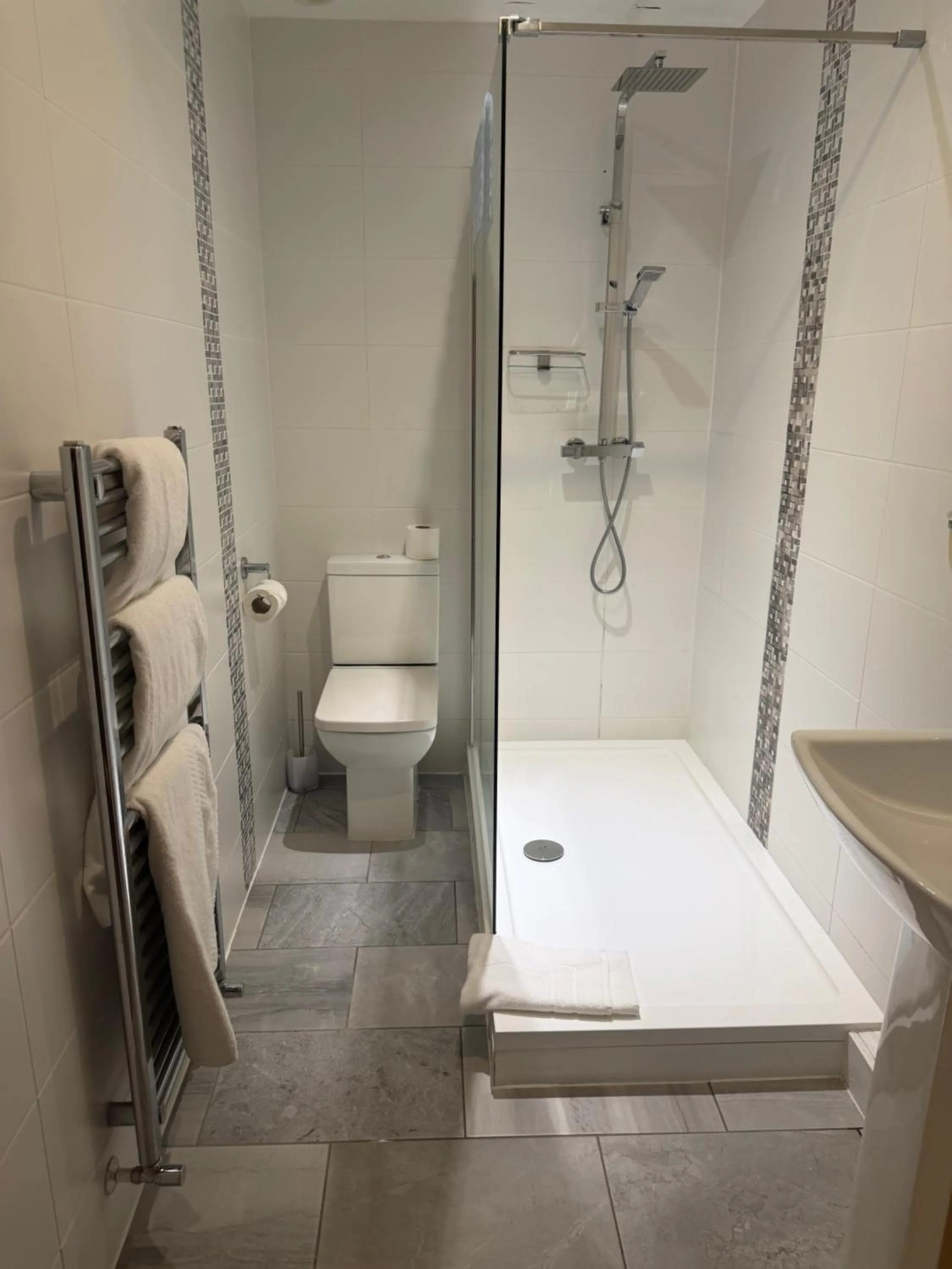 Shower in Charnock Farm