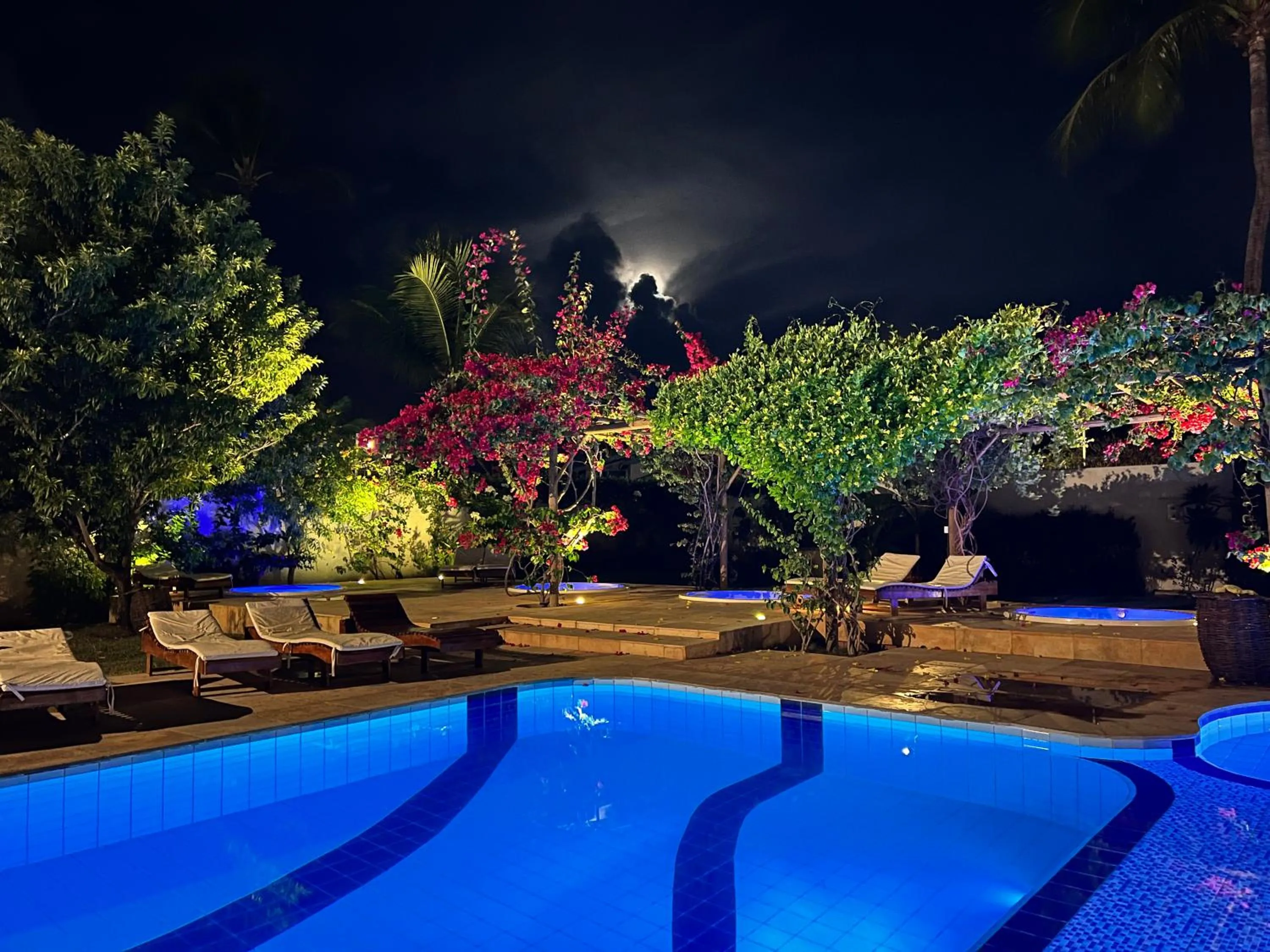 Pool view in Tucano Pousada