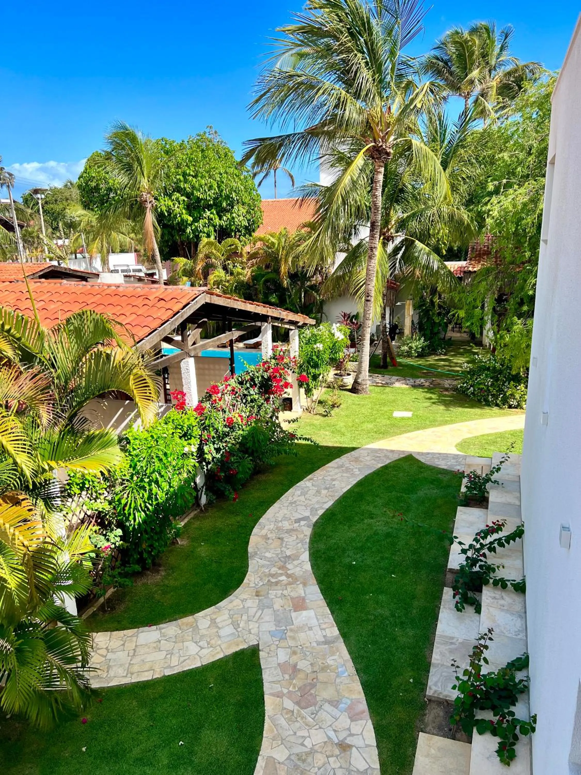 Garden in Tucano Pousada