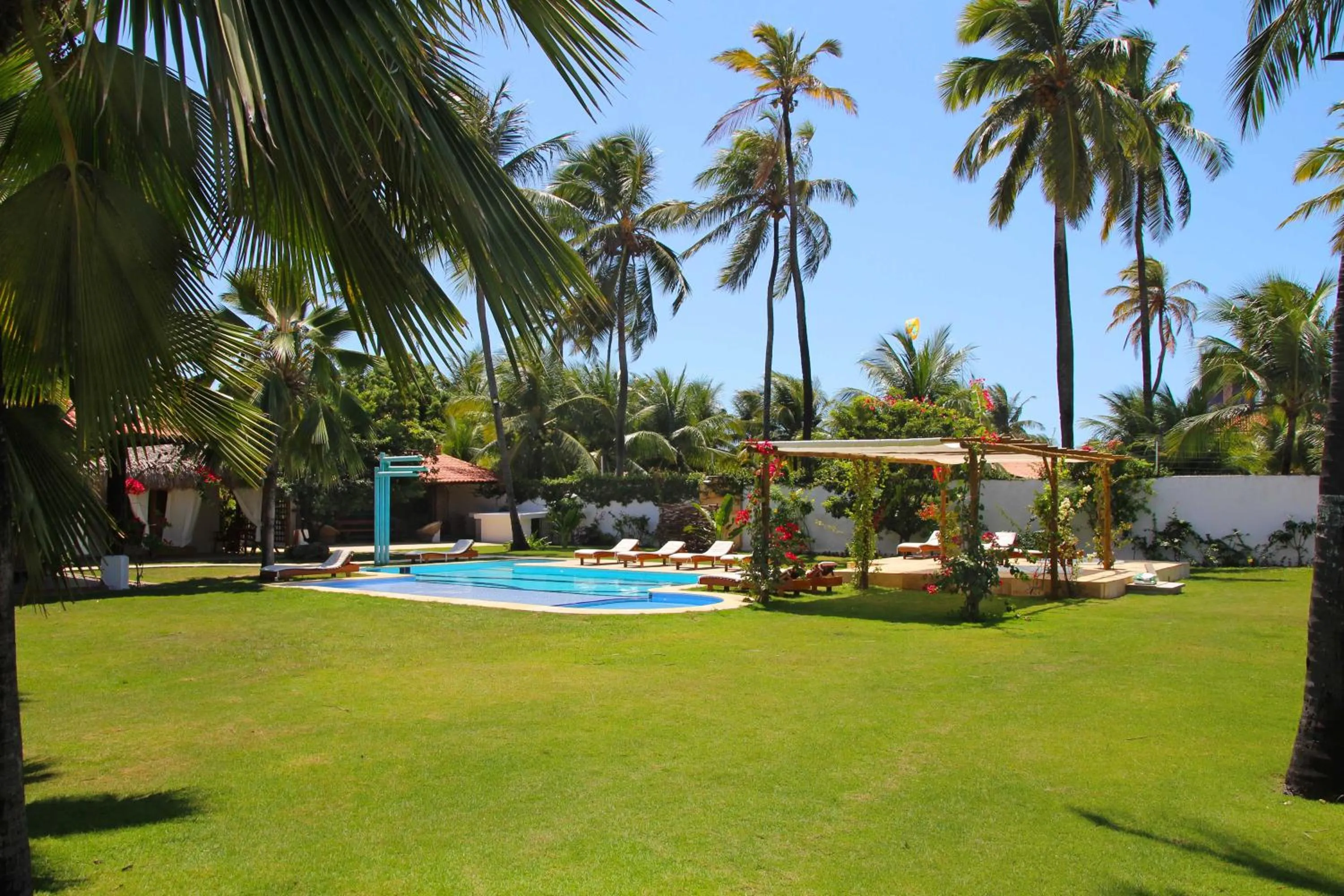 Garden in Tucano Pousada