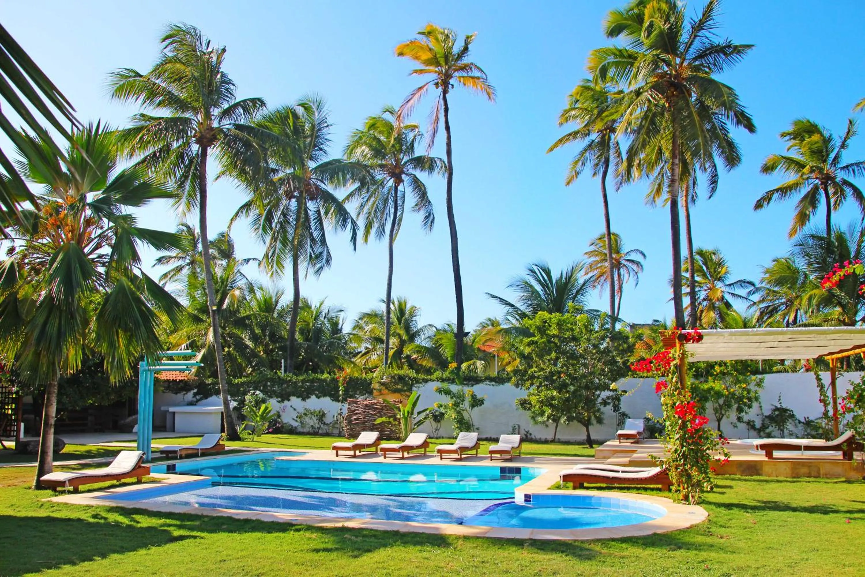 Garden in Tucano Pousada