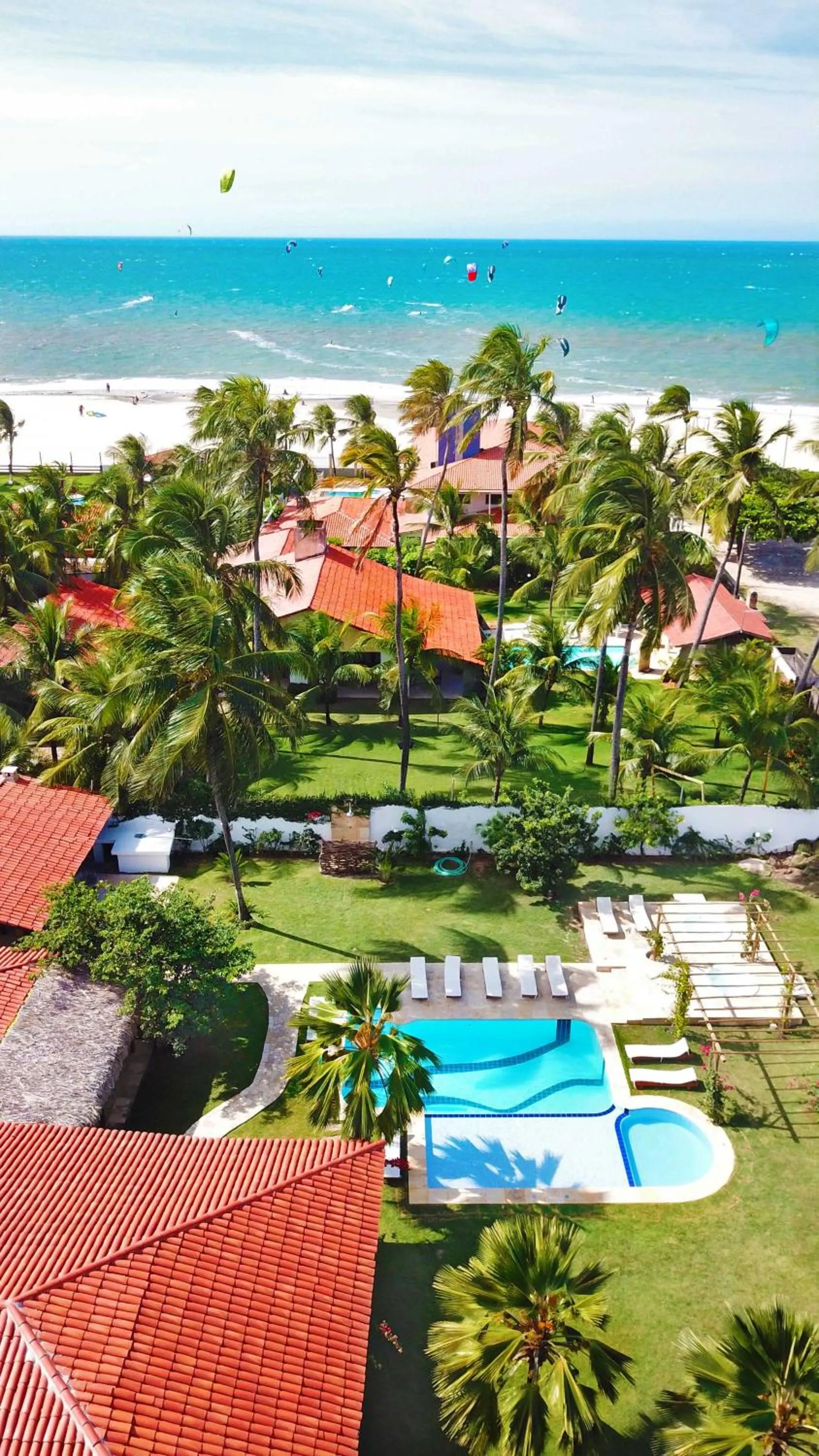 Pool view in Tucano Pousada
