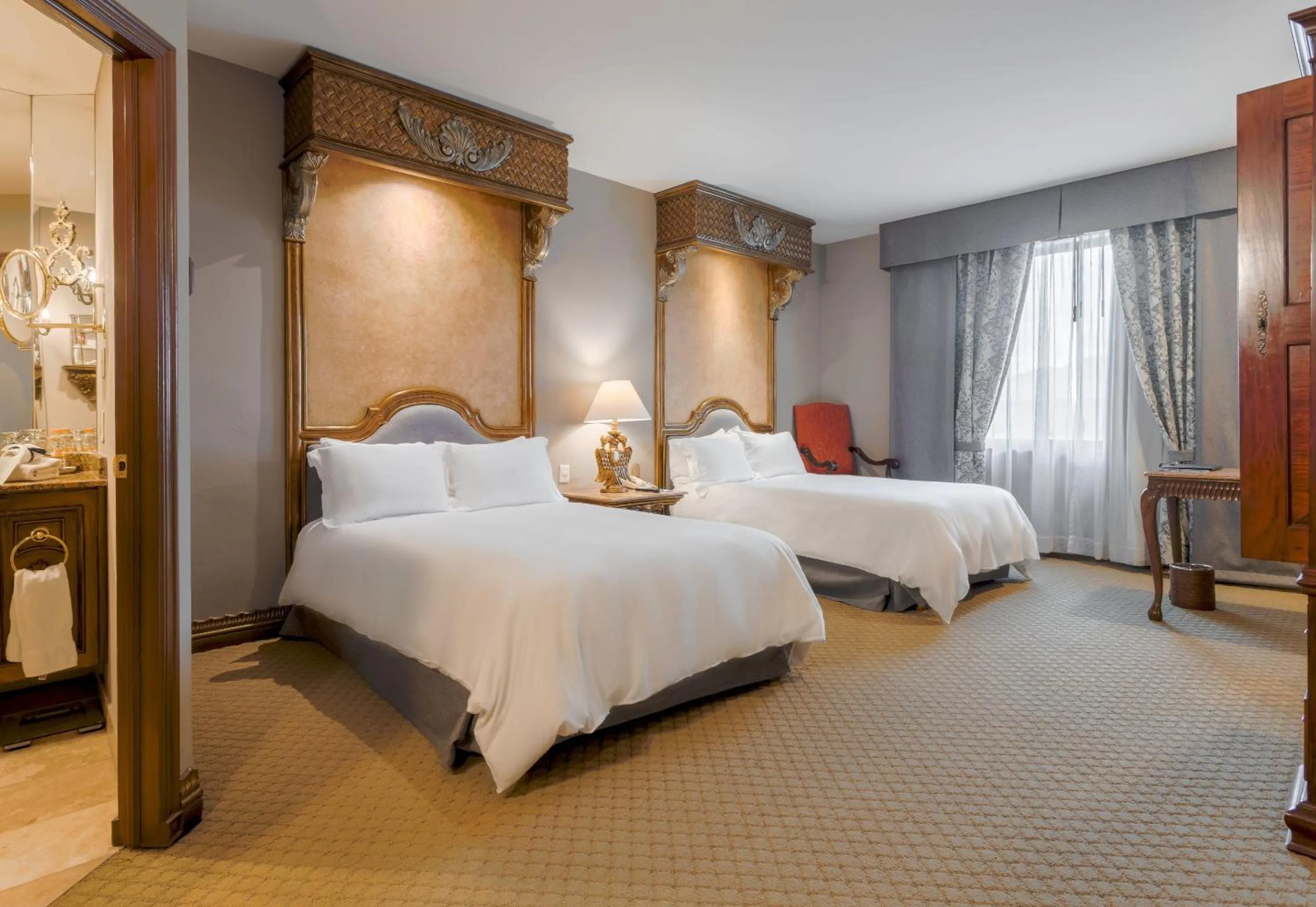 Bedroom, Bed in Quinta Real Saltillo