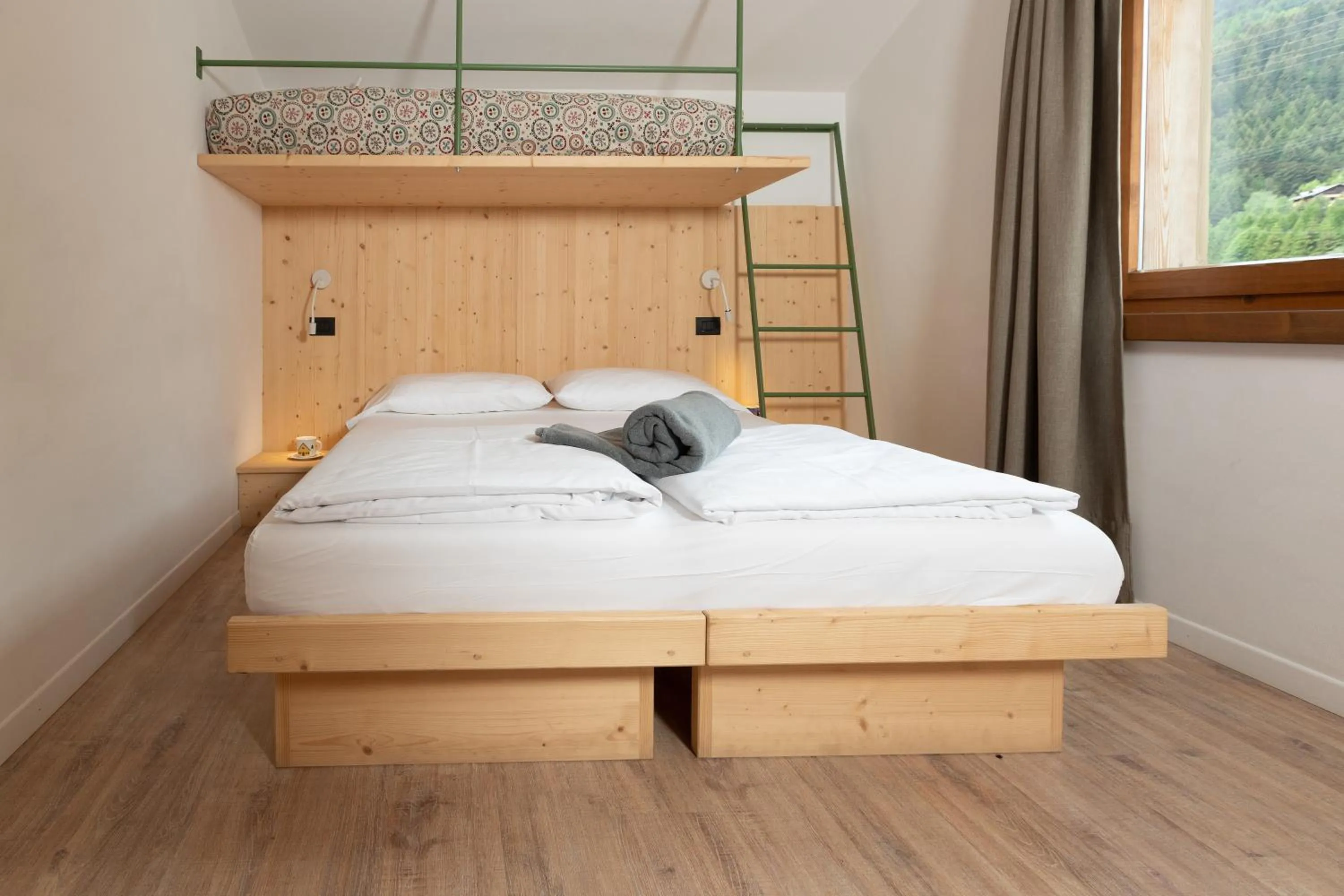 Bedroom, Bed in Ostello Alpino