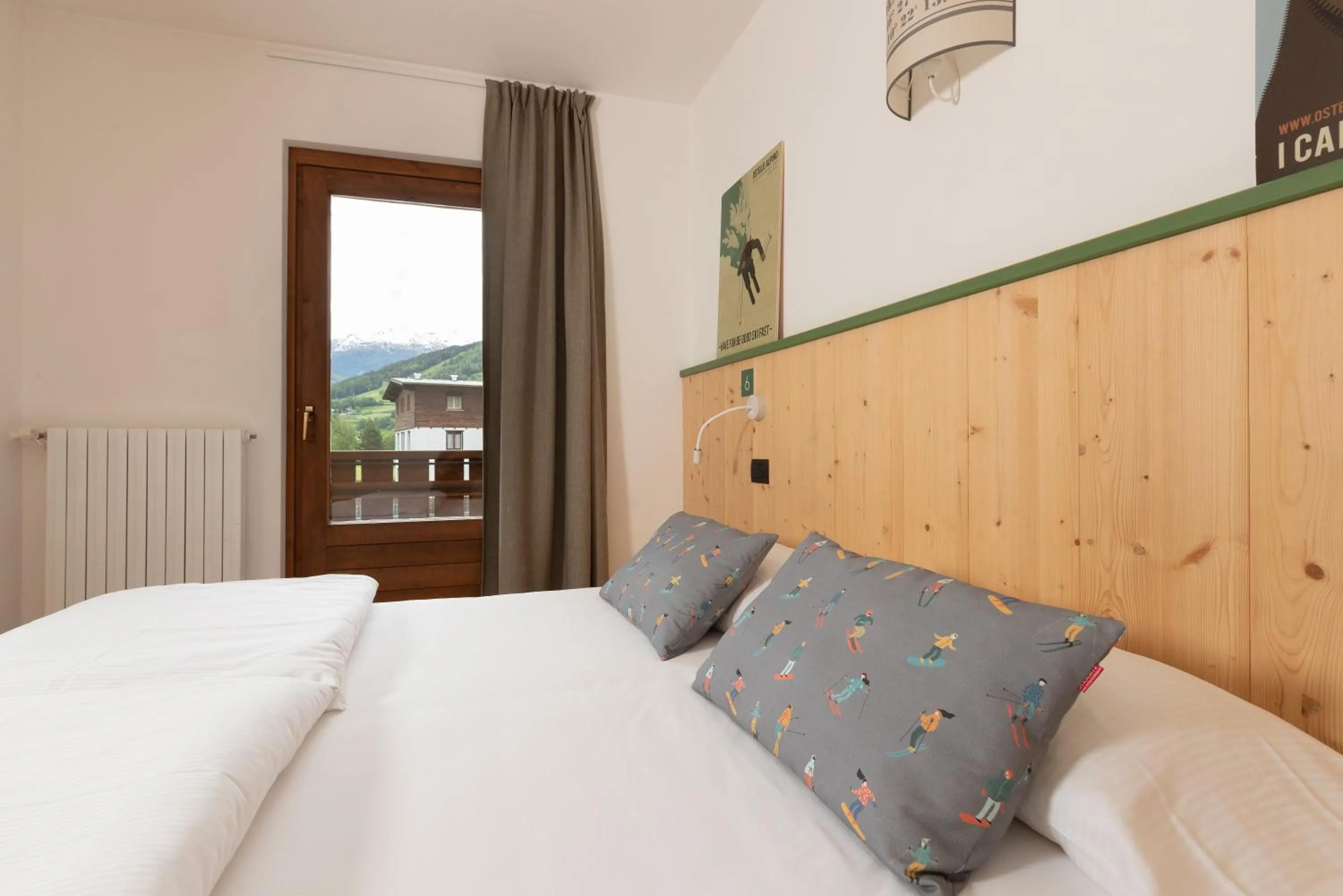 Bed in Ostello Alpino