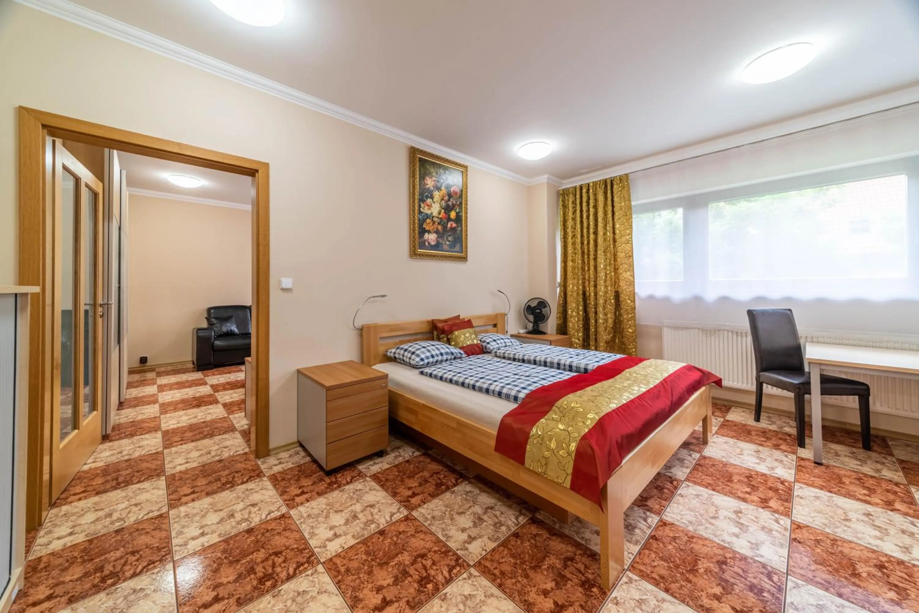 Bedroom, Bed in Apartmán blizko centra Prahy