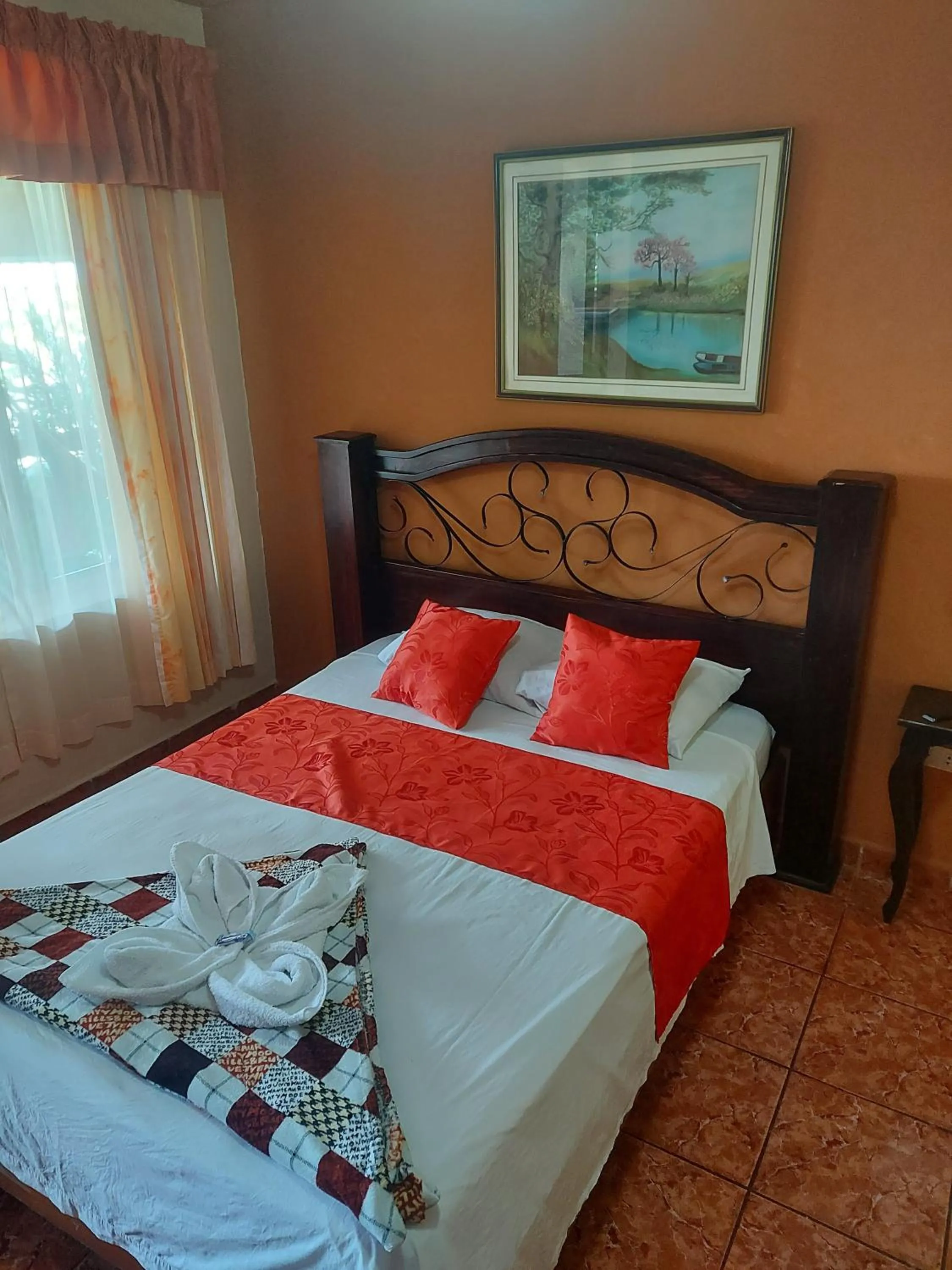 Bed in Hotel Torre Fuerte