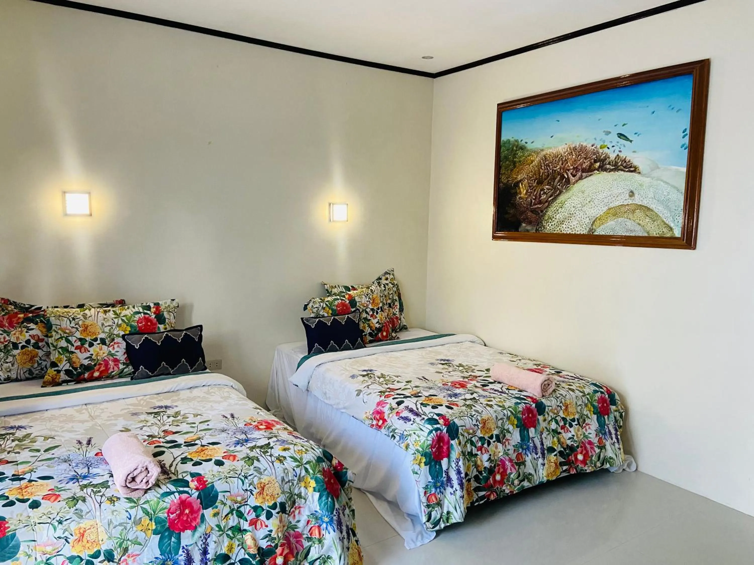 Bed in Bentrina Diving Resort