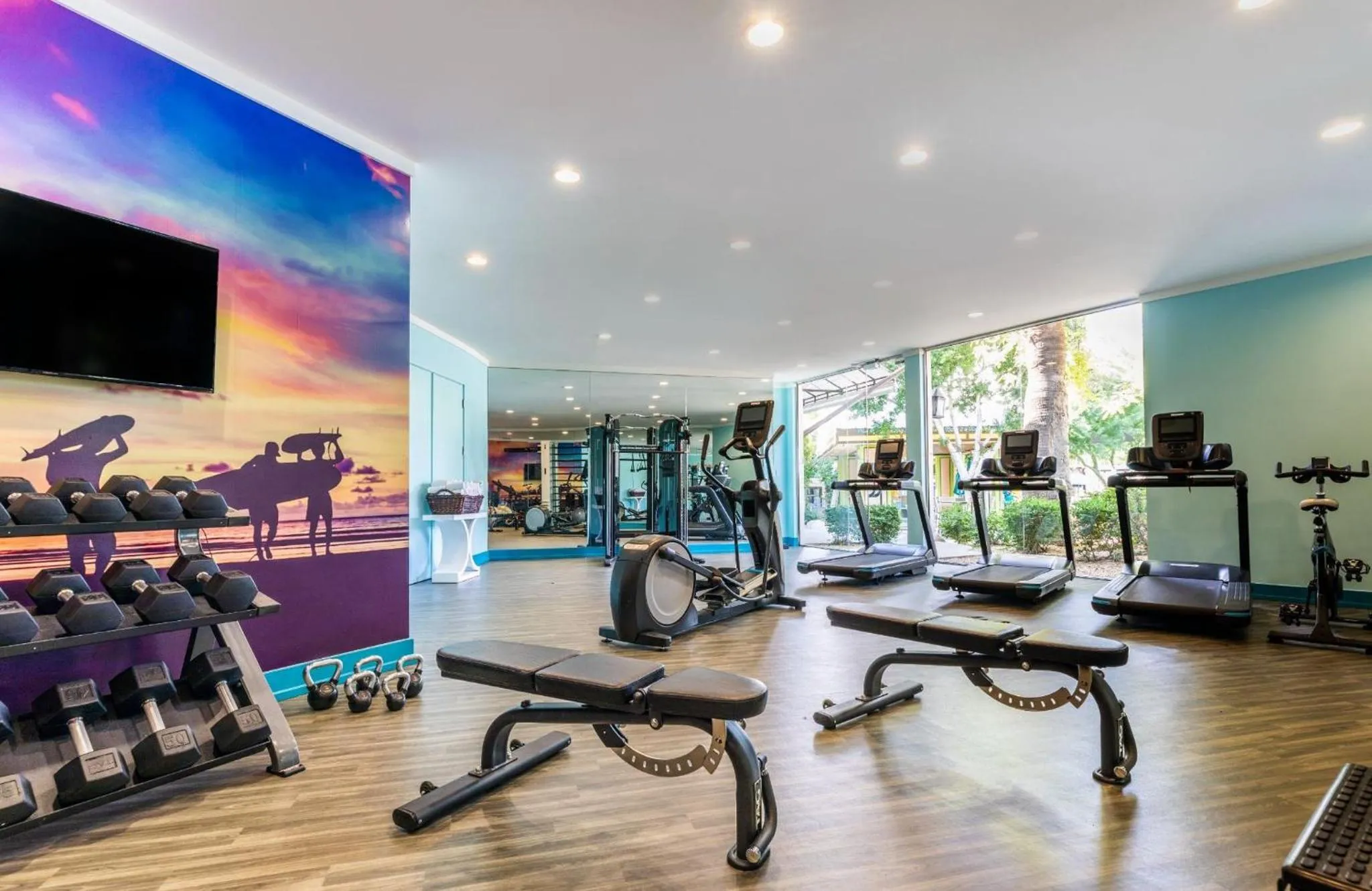 Fitness centre/facilities in Riviera Resort Palm Springs