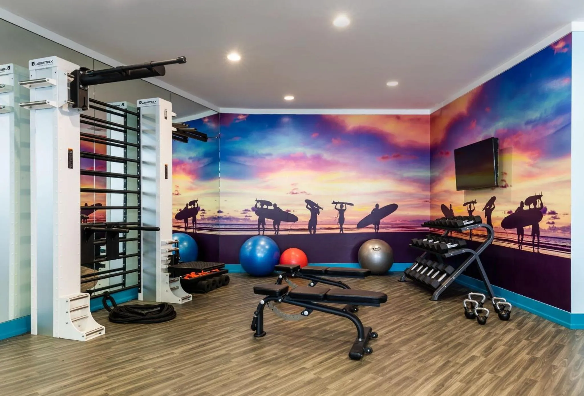 Fitness centre/facilities in Riviera Resort Palm Springs
