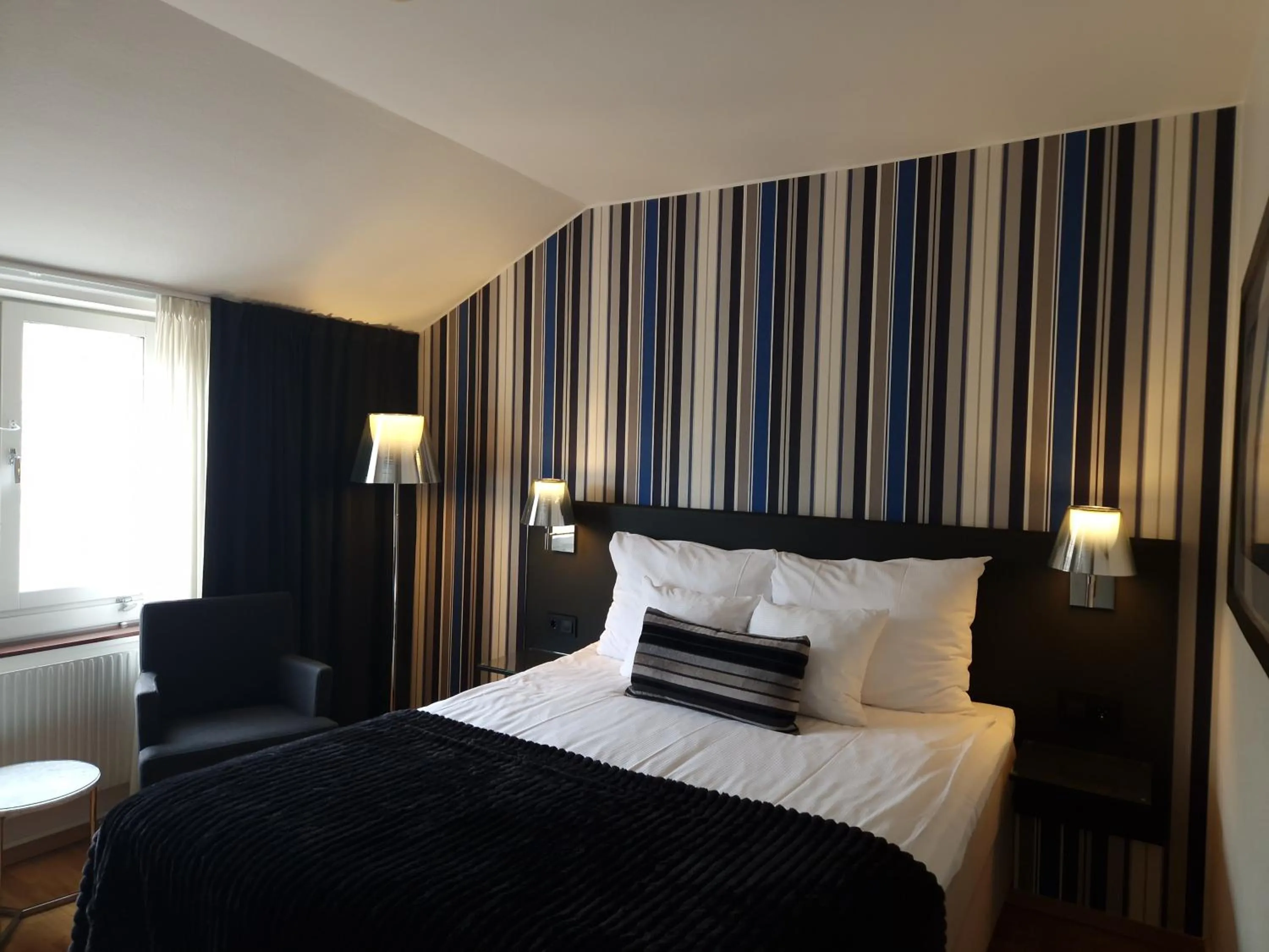 Bed in Quality Hotel Statt