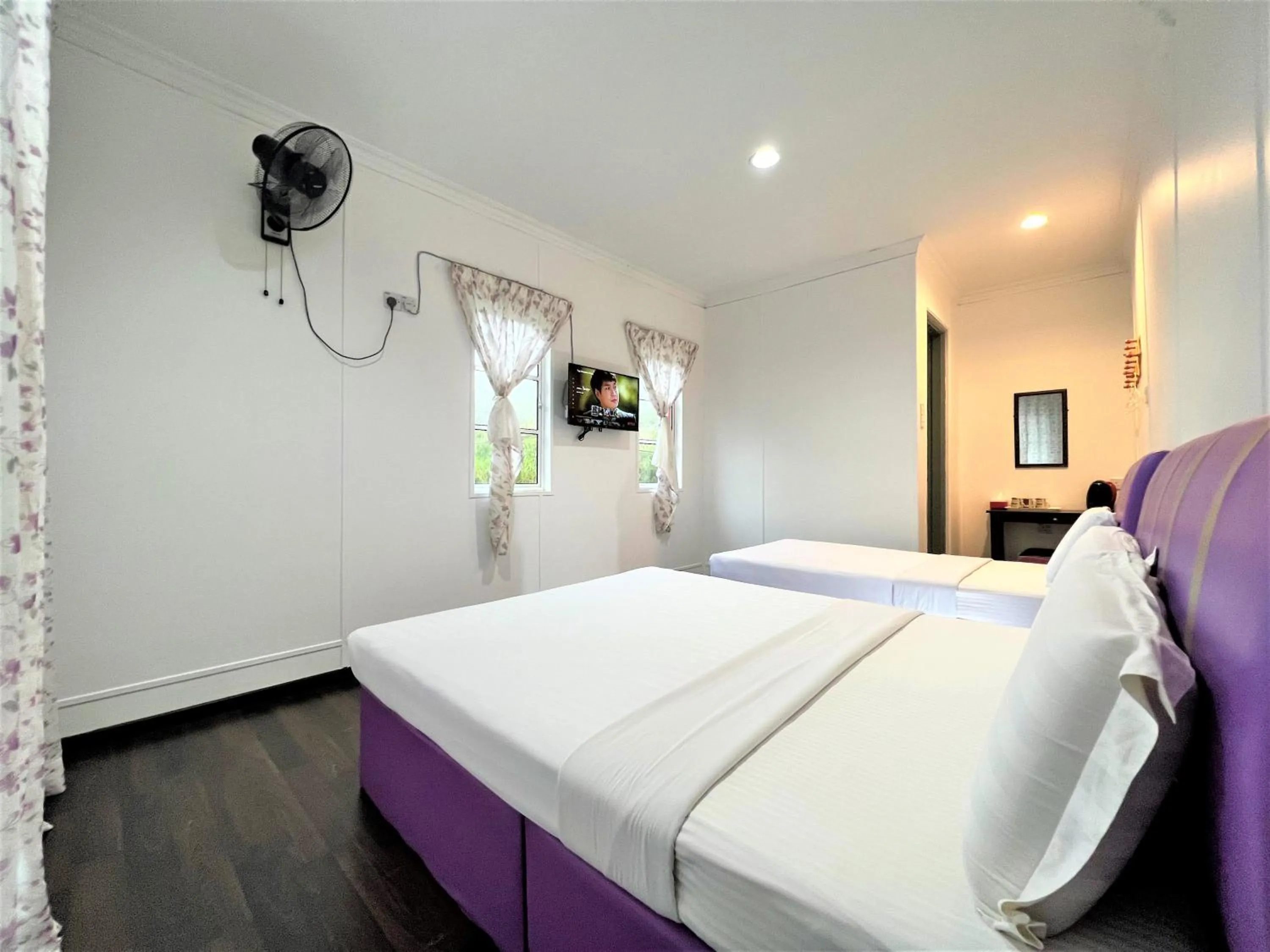 Bed in Suang Noh Homestay Kundasang