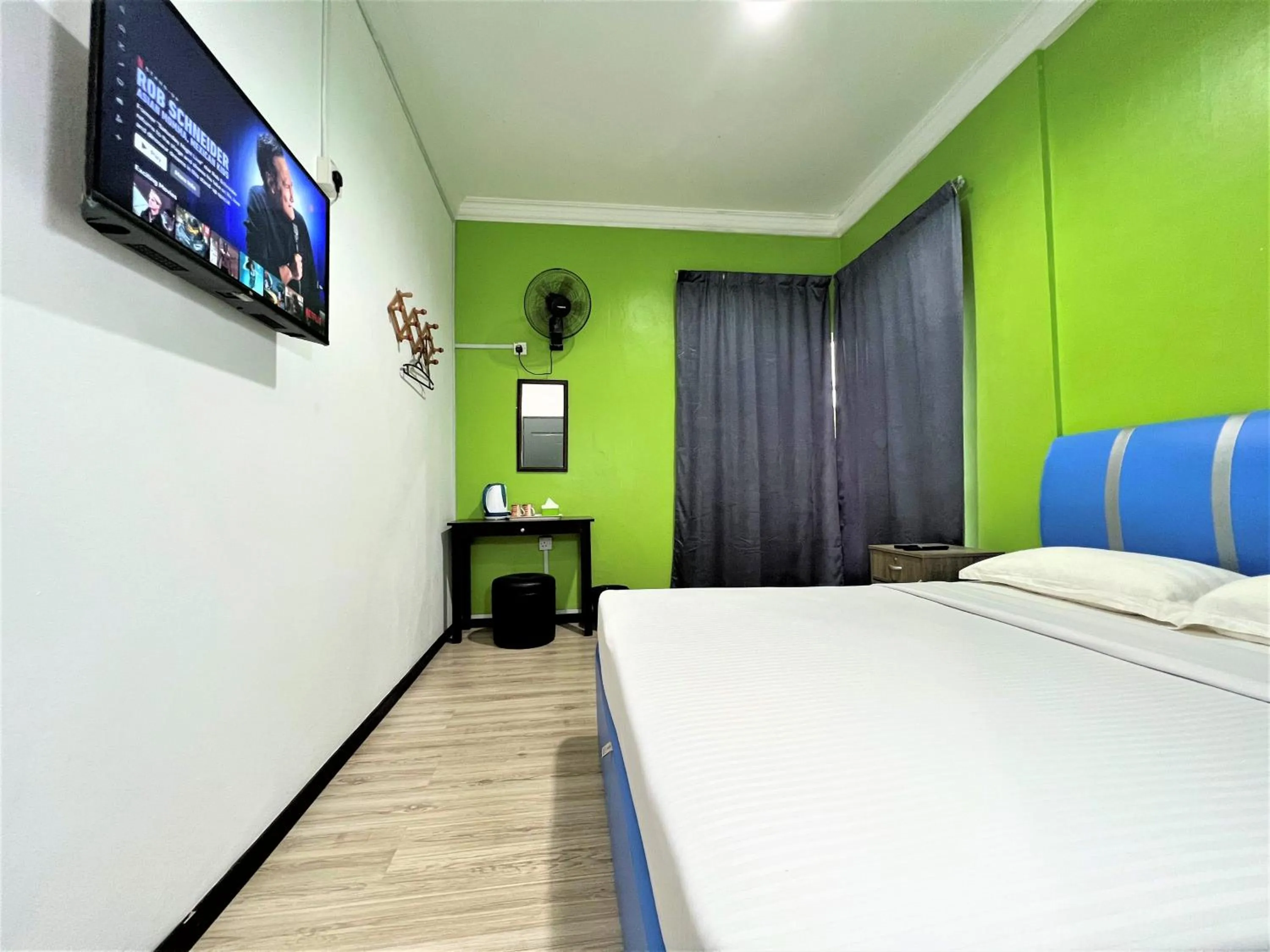 Bed in Suang Noh Homestay Kundasang