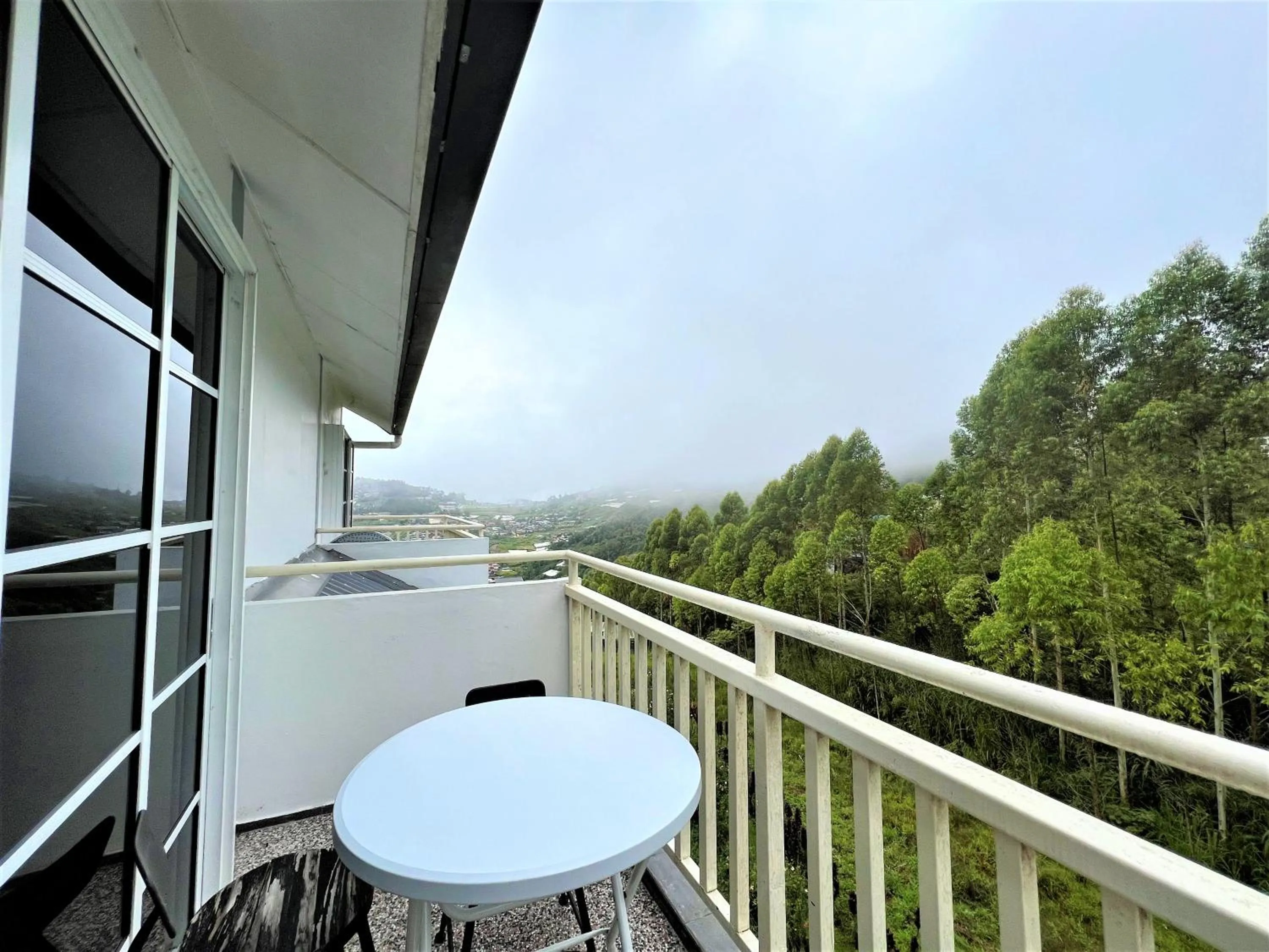 Balcony/Terrace in Suang Noh Homestay Kundasang
