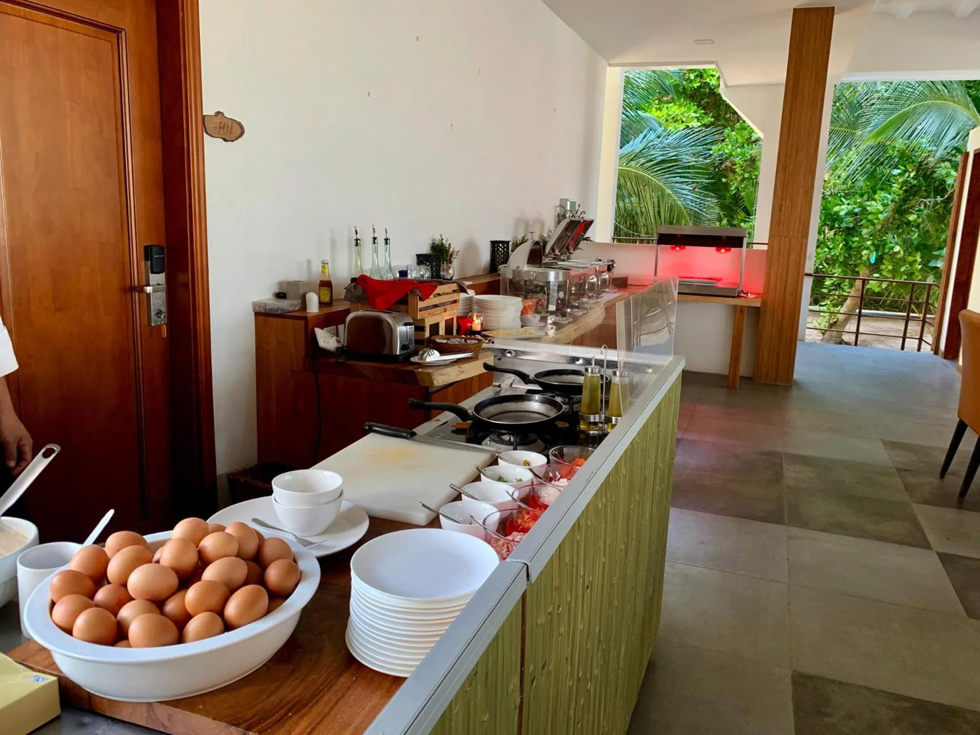 Food close-up in Kiha Beach