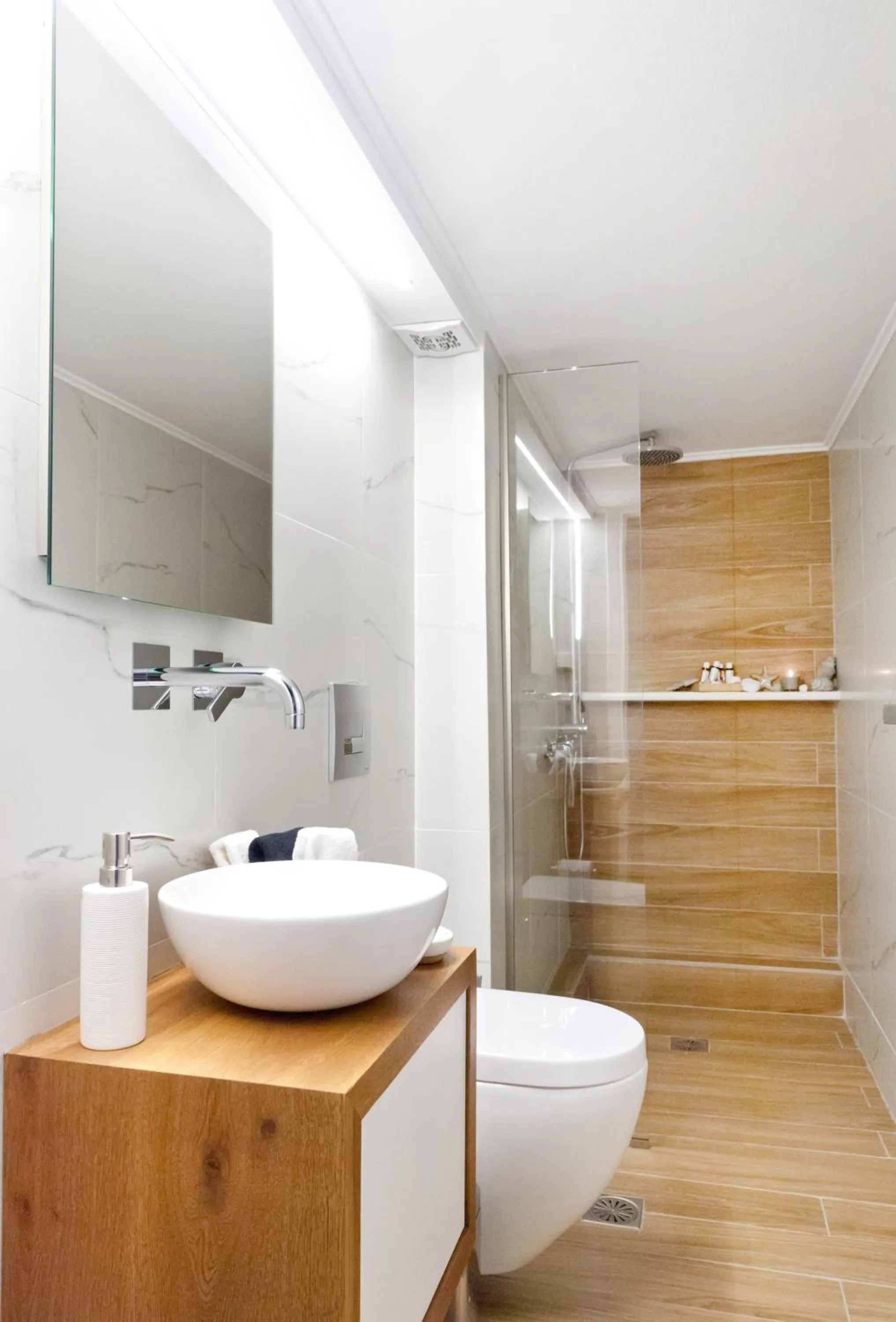 Shower in Acropolis View Deluxe Penthouse & Luxury Apartments