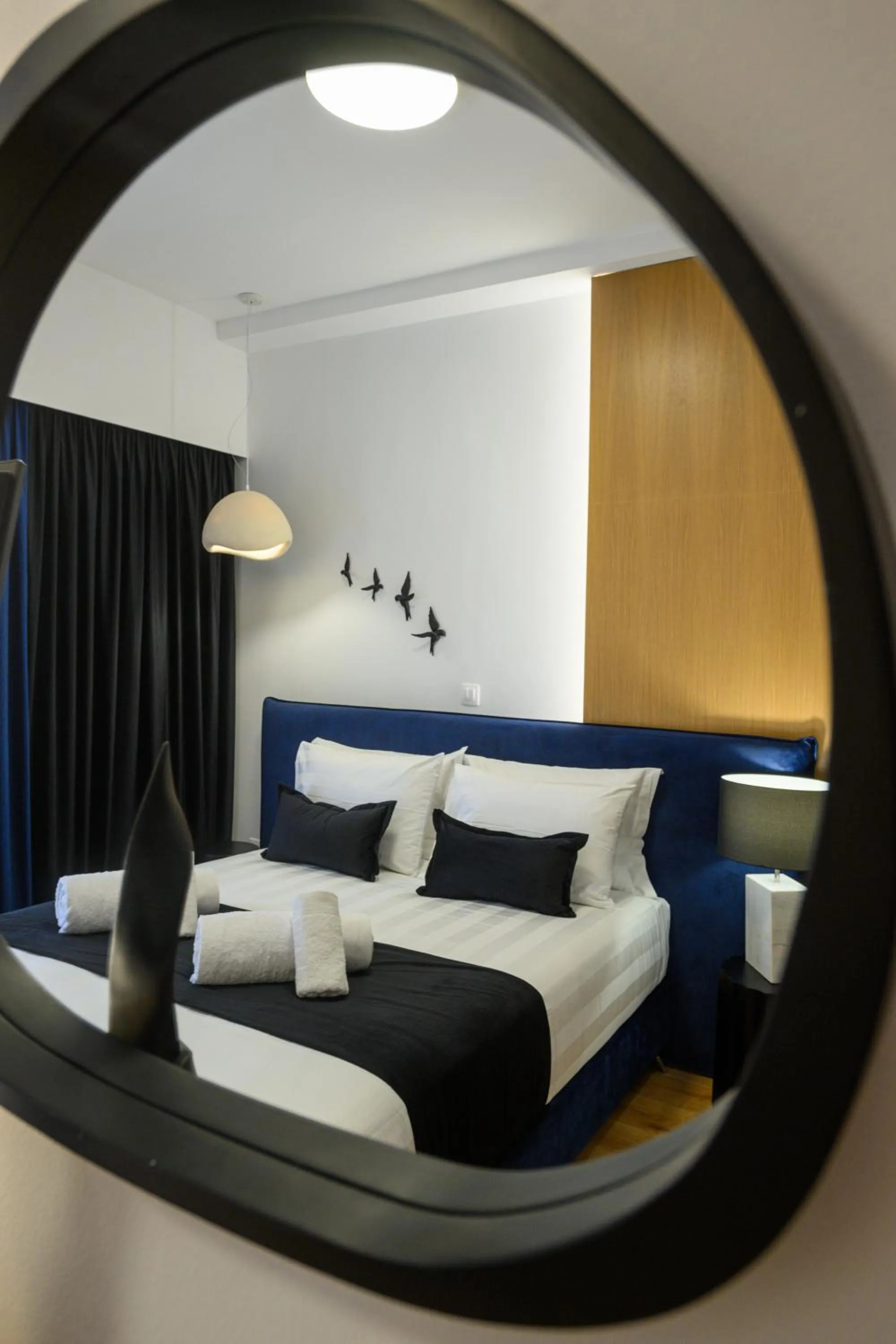 Bed in Acropolis View Deluxe Penthouse & Luxury Apartments