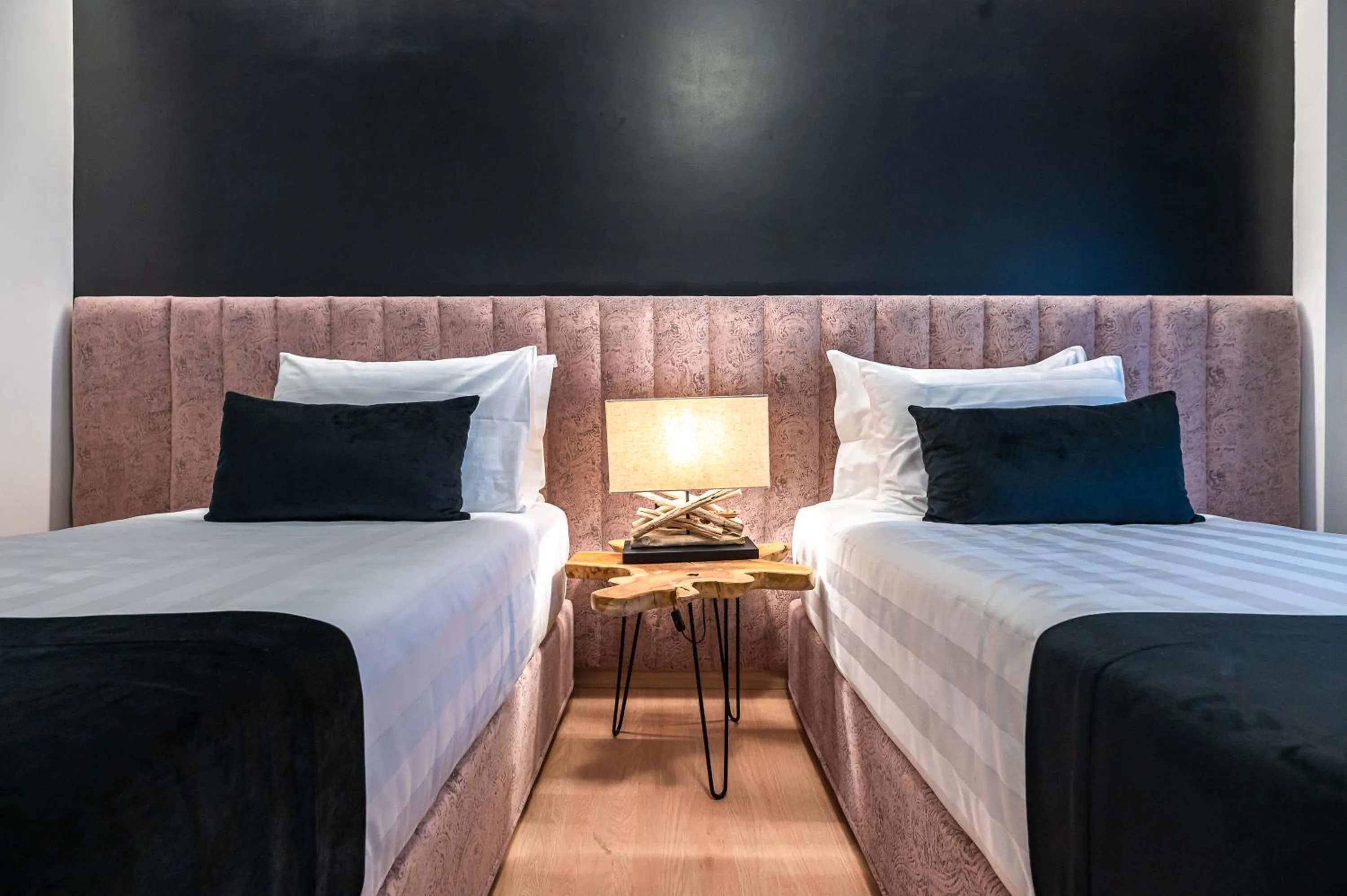 Bed in Acropolis View Deluxe Penthouse & Luxury Apartments