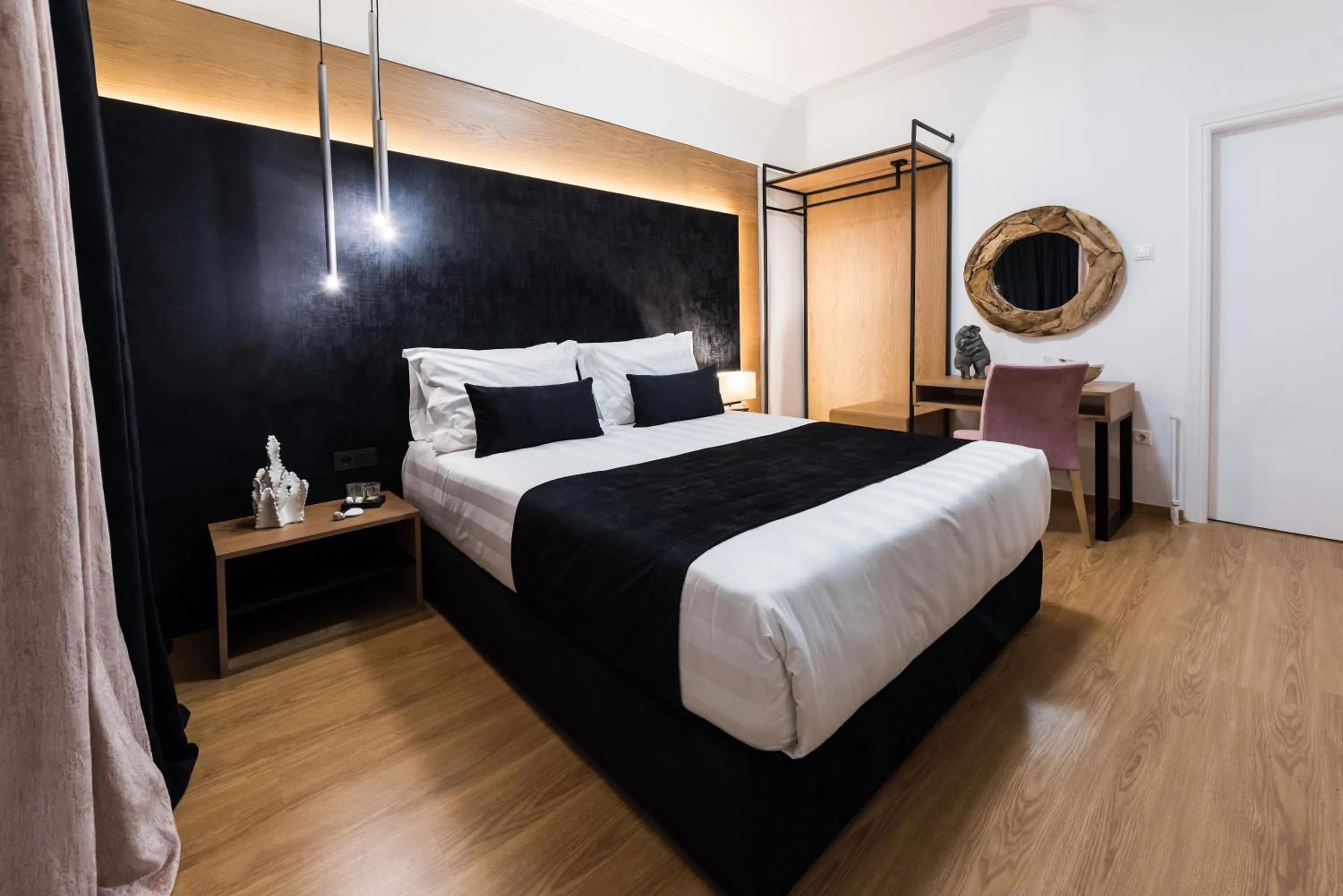 Bed in Acropolis View Deluxe Penthouse & Luxury Apartments