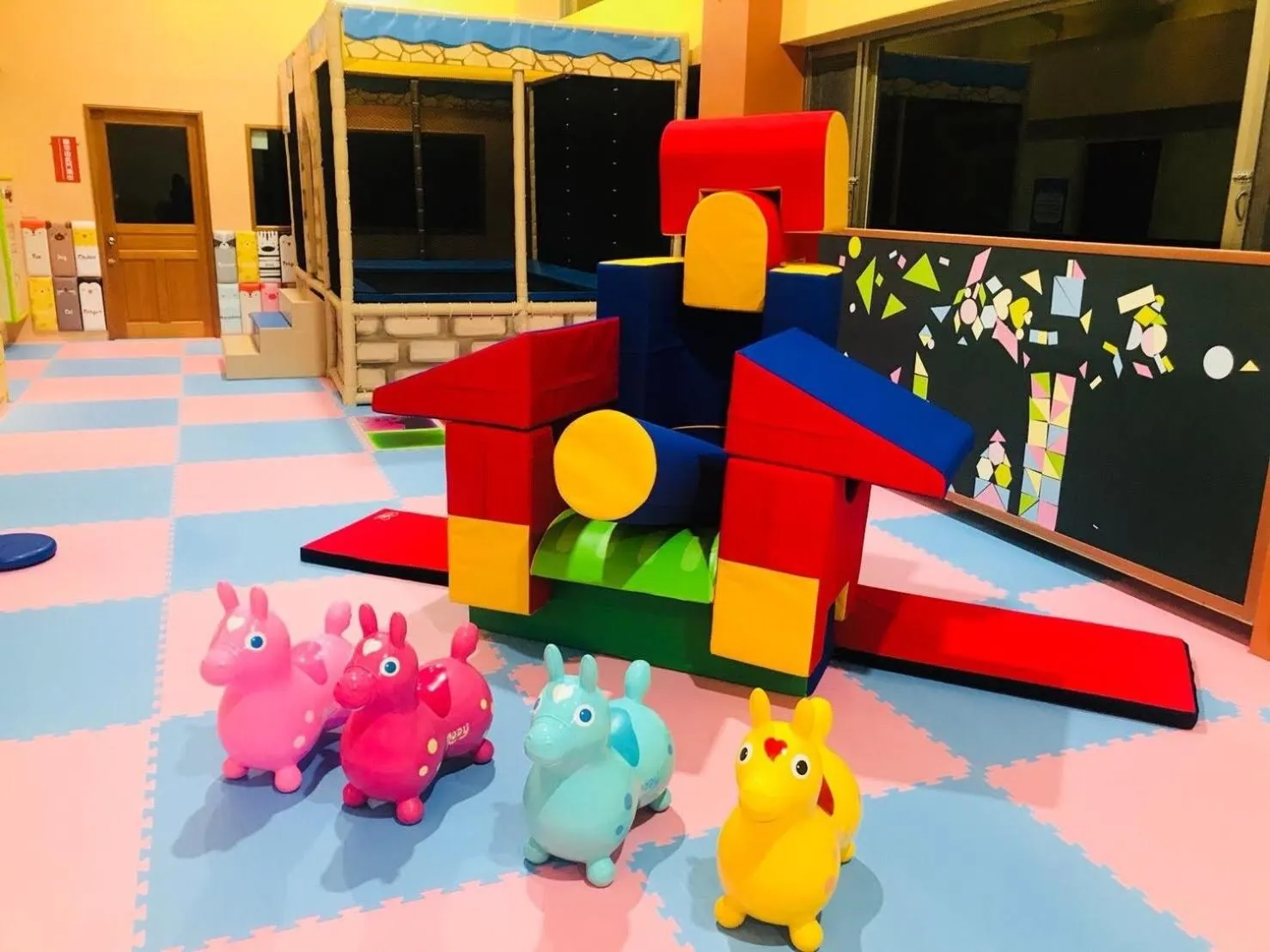 Children play ground in Dong Tair Spa Hotel