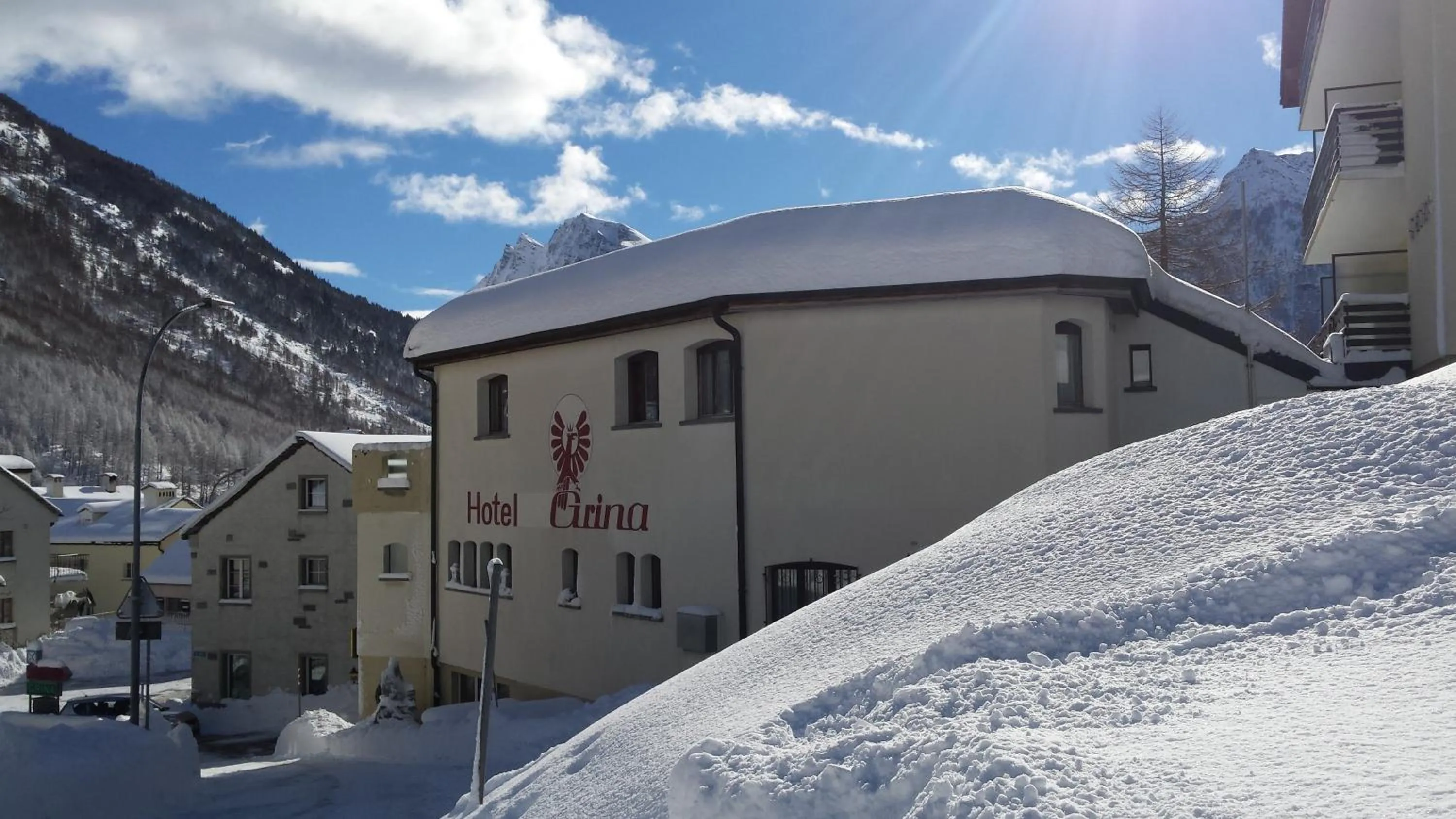 Property building in Hotel-Restaurant Grina