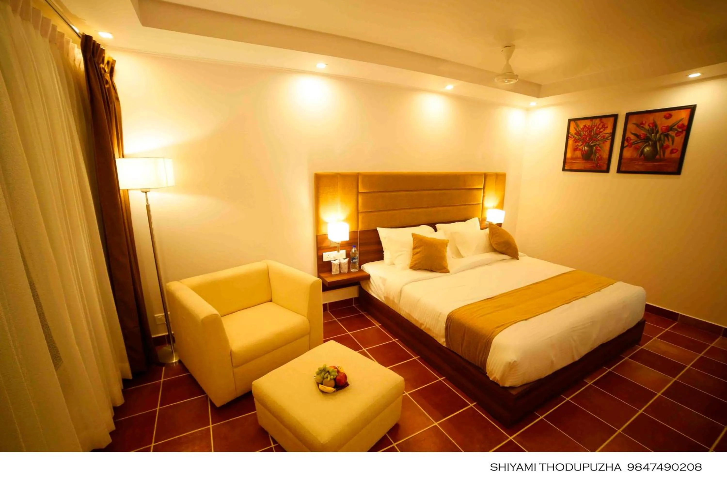 Bedroom, Bed in Athirapally Green Trees