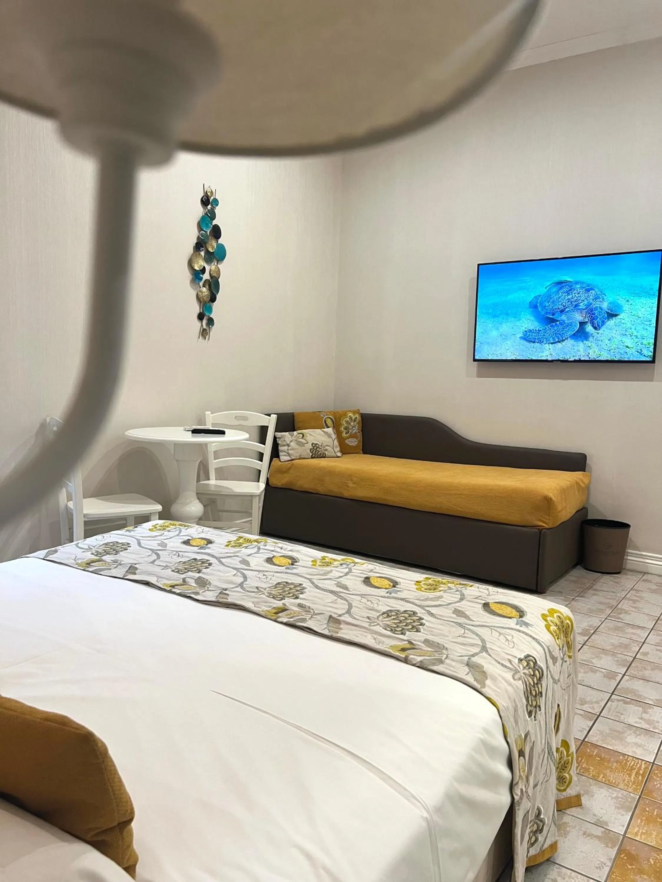 Bed in Certosa Suite