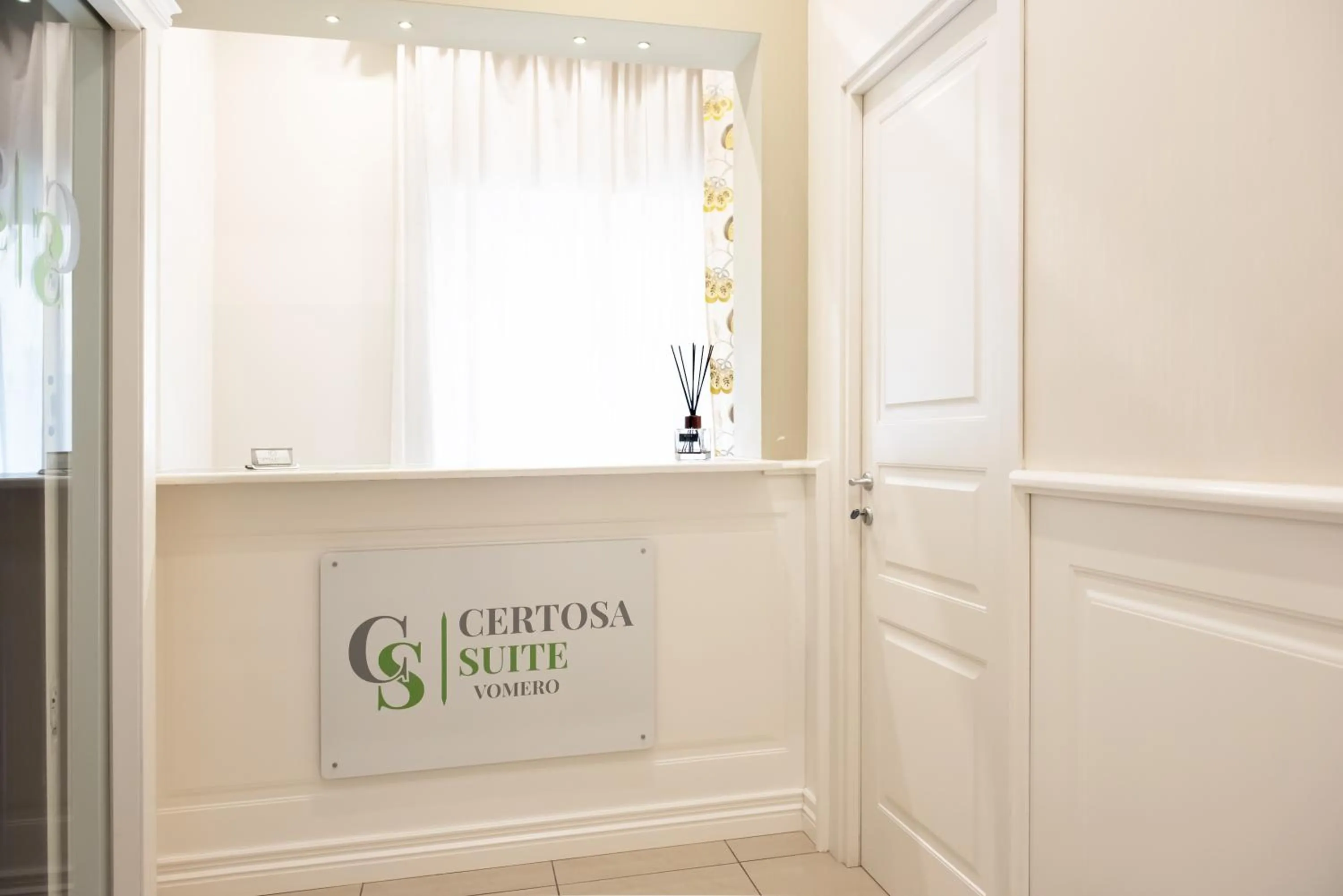 Lobby or reception in Certosa Suite