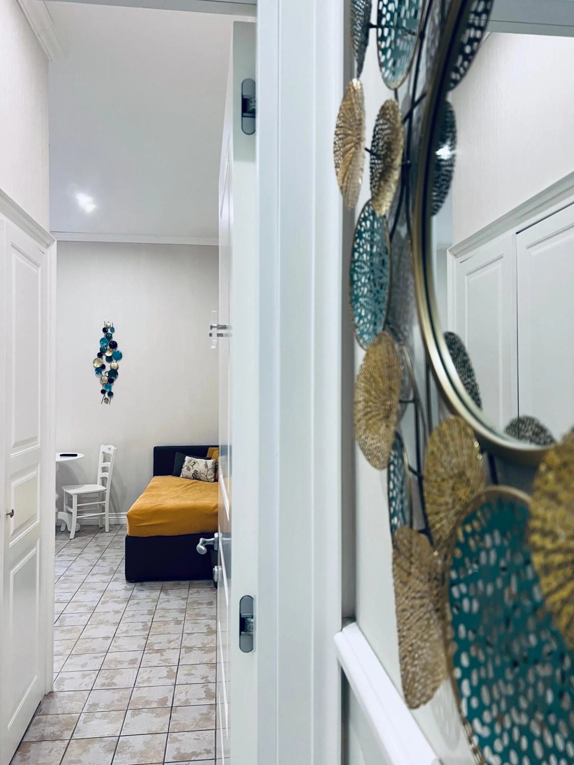 Bed in Certosa Suite