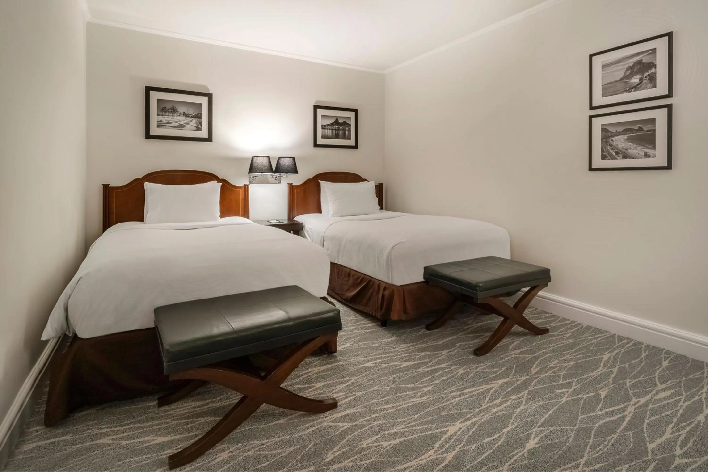 Photo of the whole room, Bed in JW Marriott Rio de Janeiro